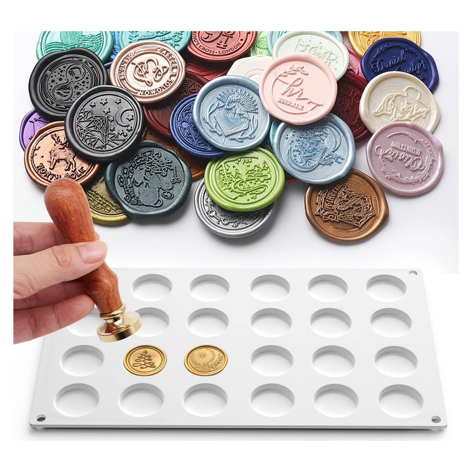 Alfombrilla de Silicona para Sello de Cera CANIPHA 24 Cavidades