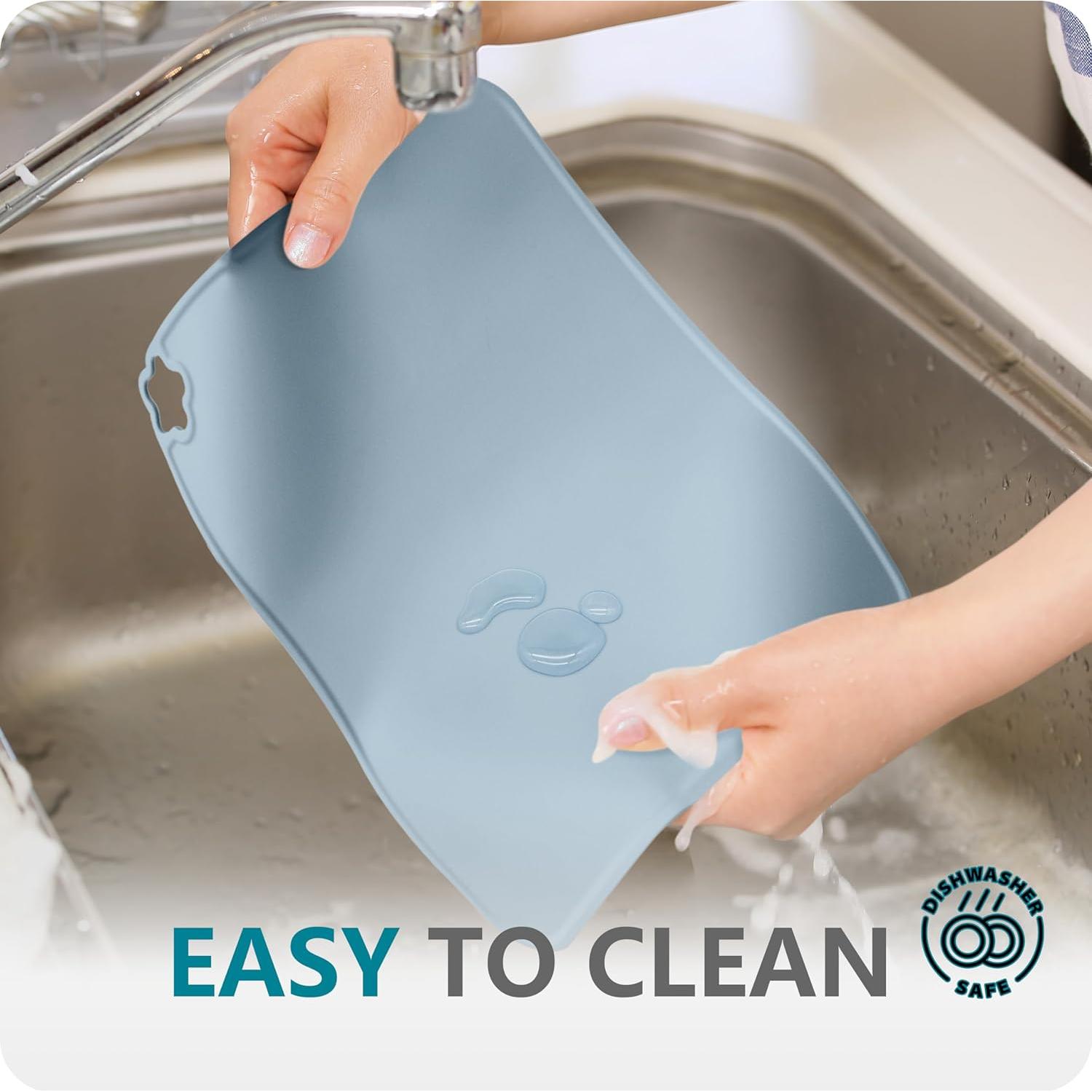 Mantel de Silicona Cutebe para Bebés Antideslizante 3 Piezas