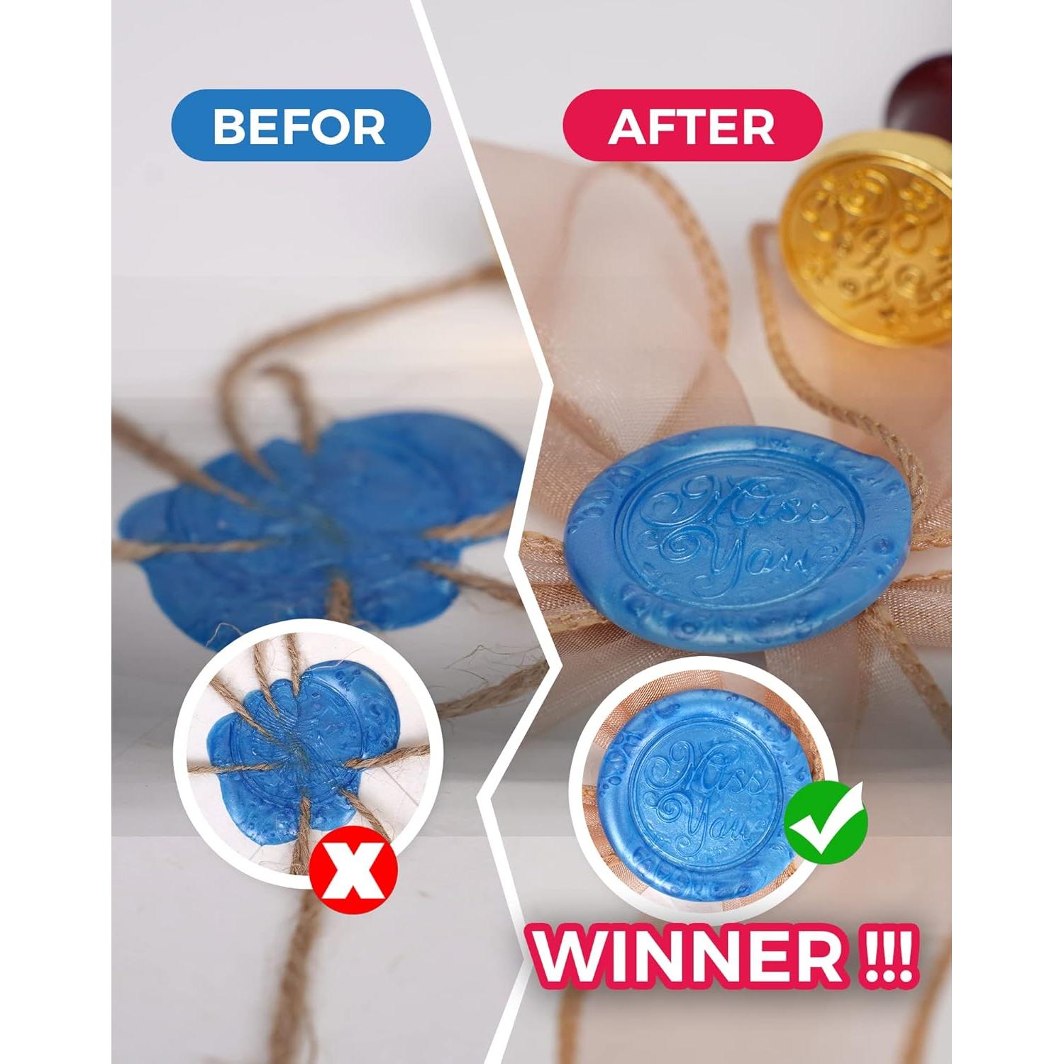 Alfombrilla de Sello de Cera de Silicona Landvidi 30 Cavidades