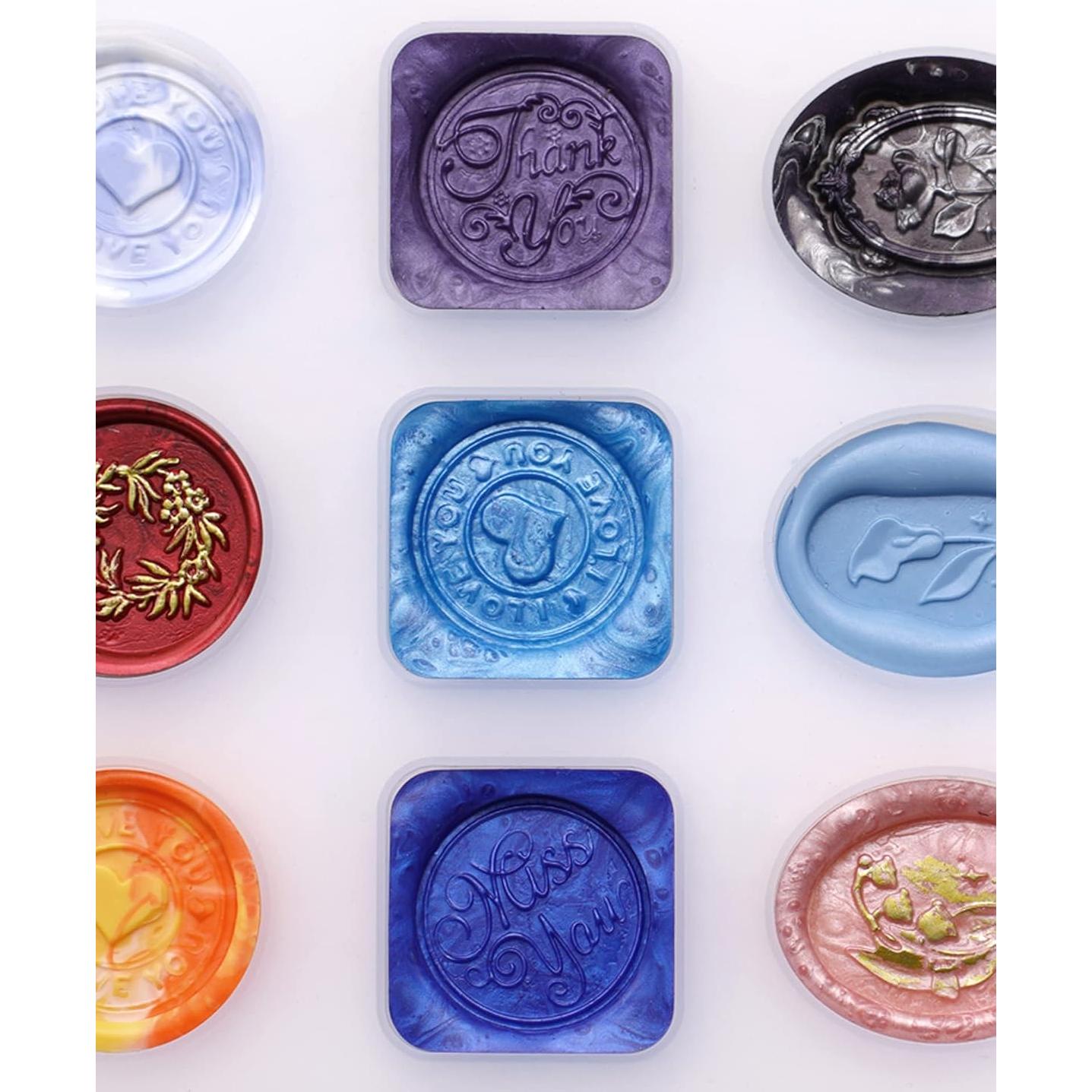 Alfombrilla de Sello de Cera de Silicona Landvidi 30 Cavidades