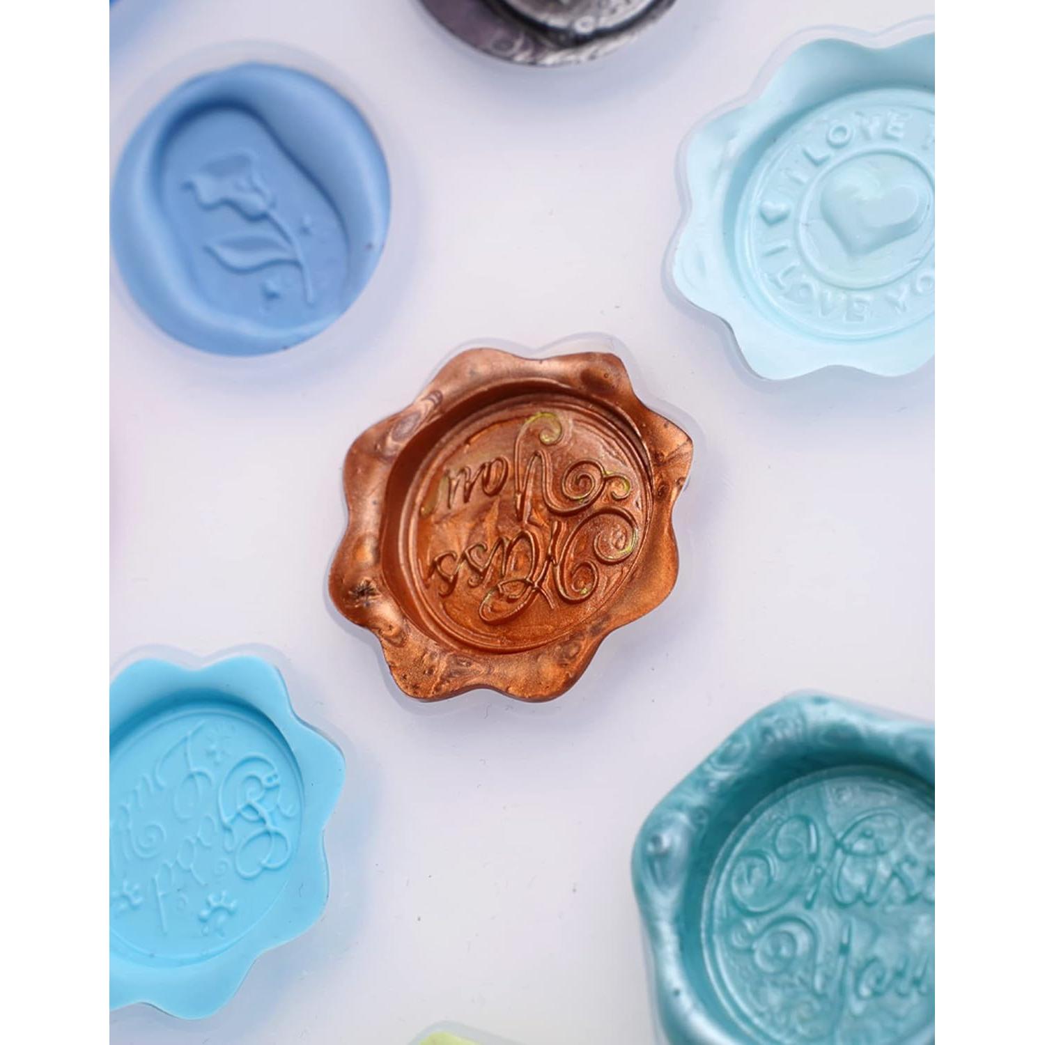 Alfombrilla de Sello de Cera de Silicona Landvidi 30 Cavidades