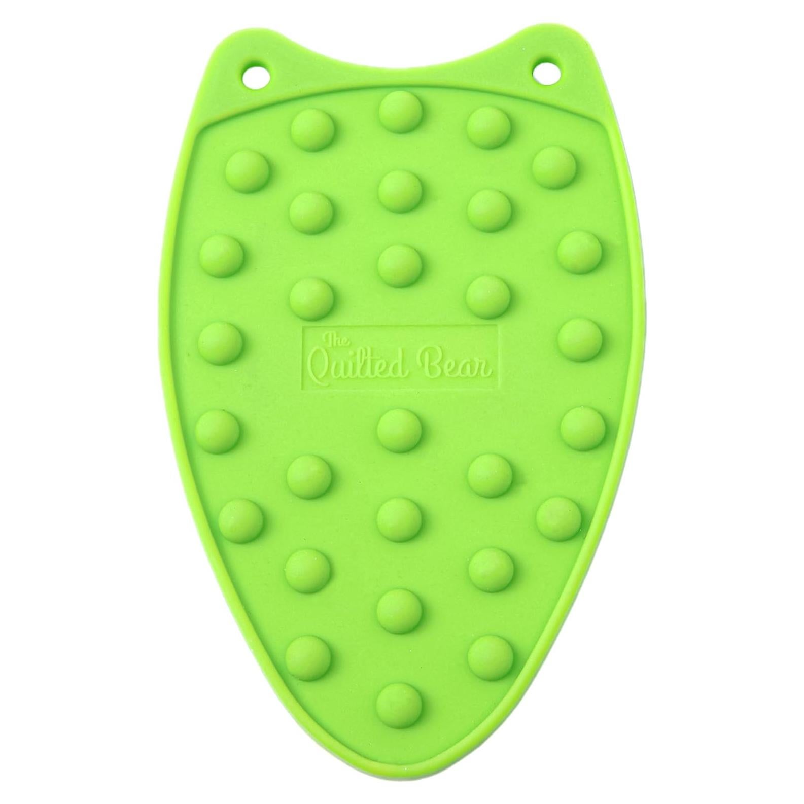 Soporte de Hierro Mini The Quilted Bear Verde - Almohadilla Silicona Resistente al Calor