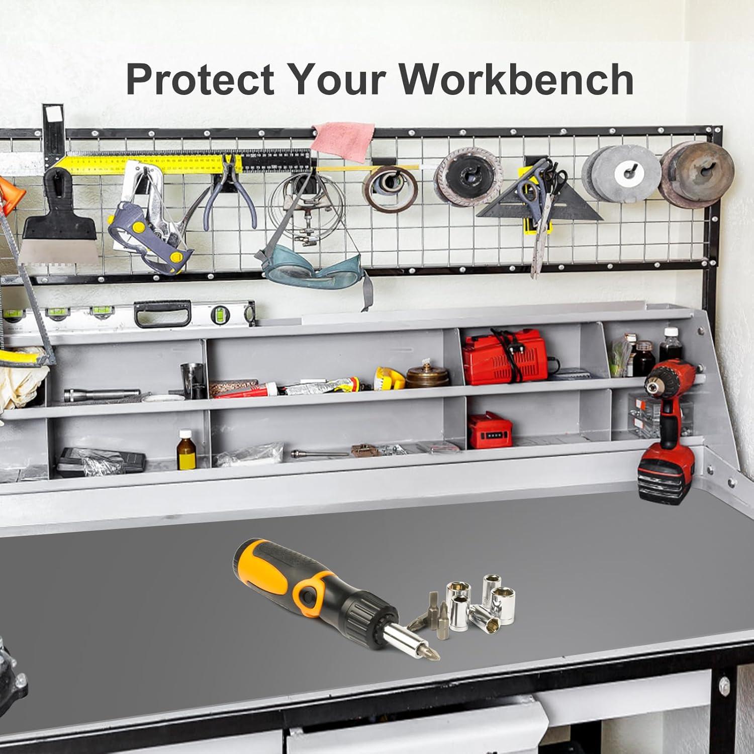 Alfombrilla de Silicona Extra Grande Treerit 120x60cm Gris