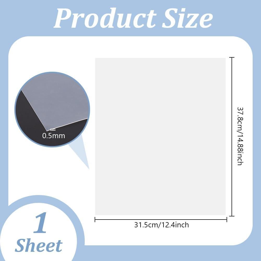 Alfombrilla de Silicona Transparente BENECREAT 37.8x31.5cm