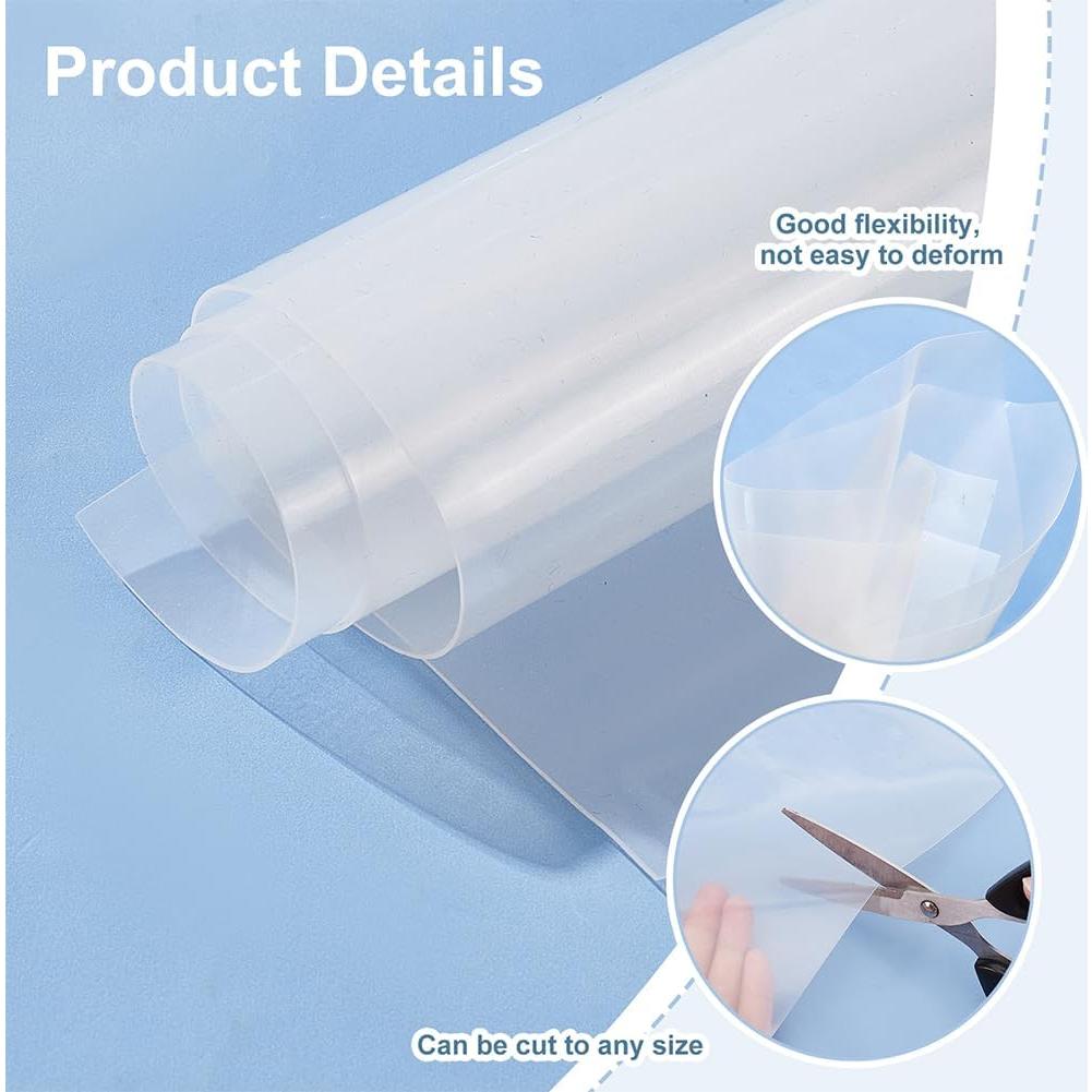 Alfombrilla de Silicona Transparente BENECREAT 37.8x31.5cm