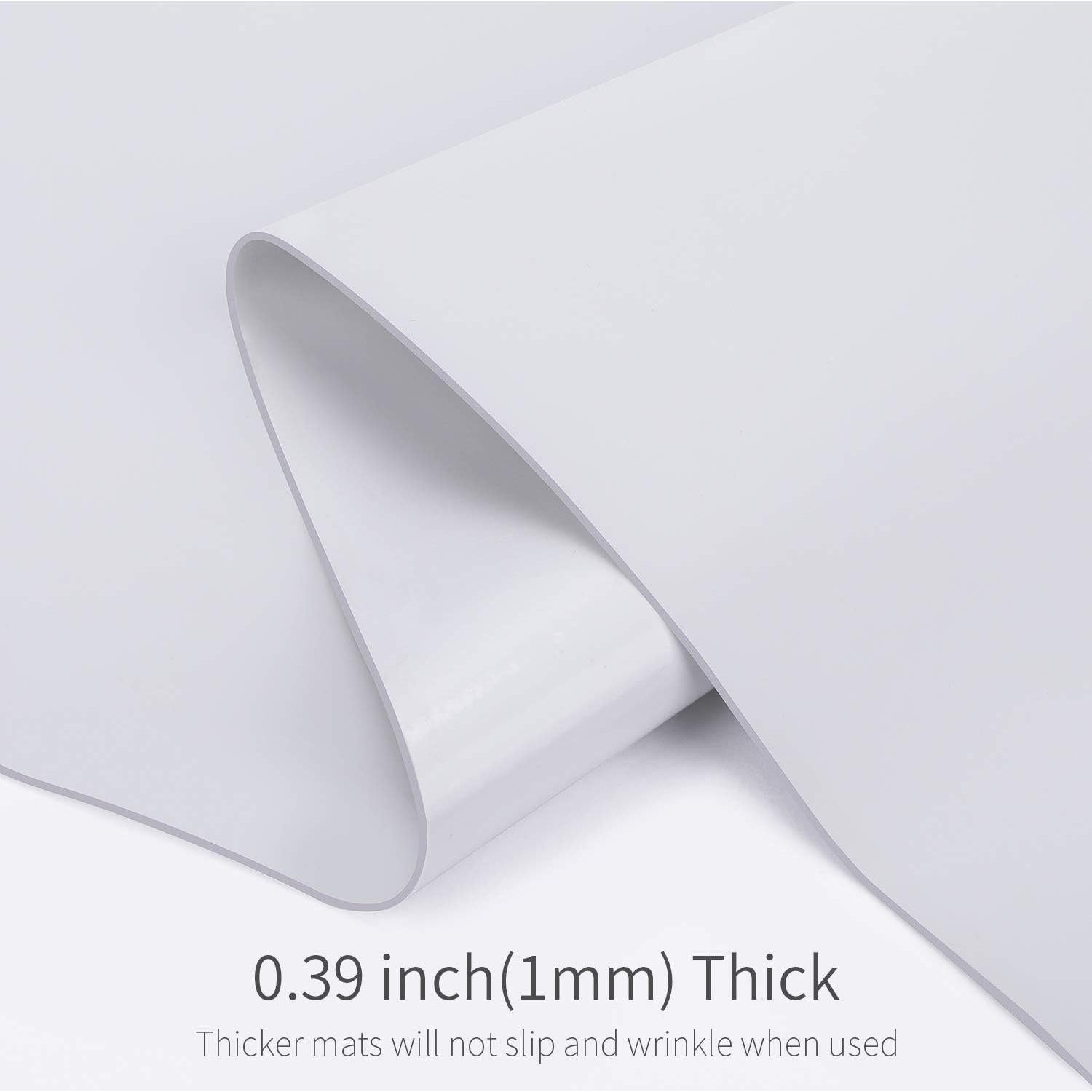 Tapete de Silicona Antideslizante LONGFITE 80x40 cm Gris