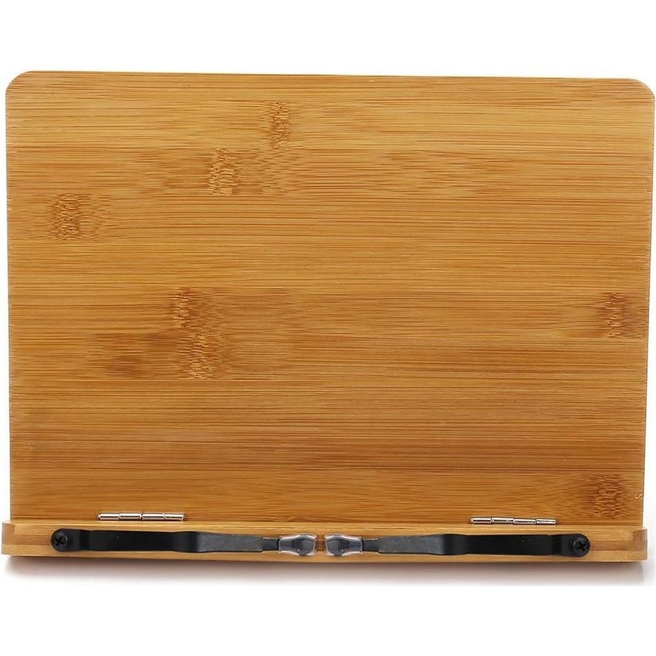 Soporte de Libro Ajustable de Bambú Wishacc - Plegable y Resistente