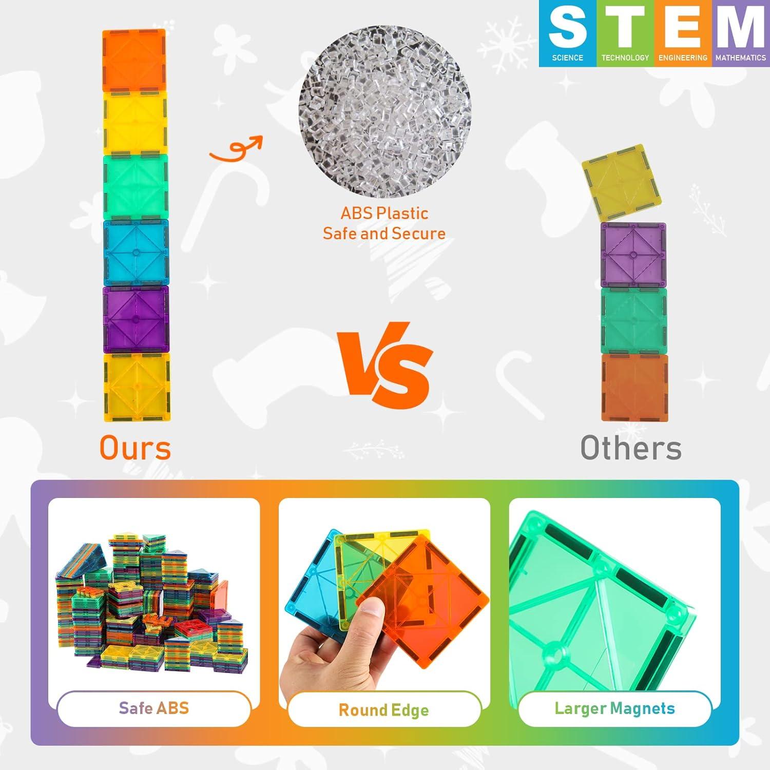 Set de Azulejos Magnéticos 3D Bmag para Niños + 36 Piezas