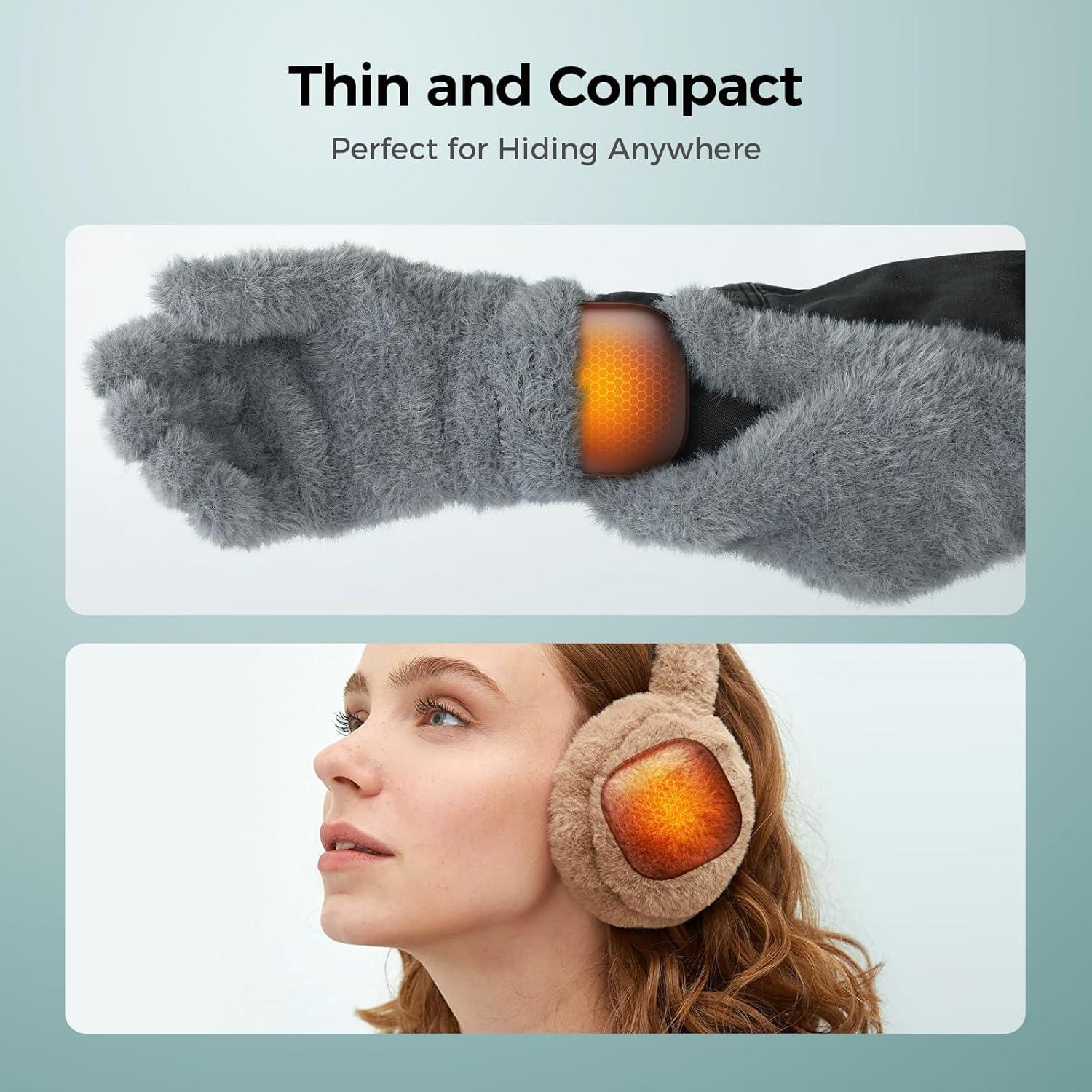 Calentadores de manos recargables Okayice 2 paquetes 4000mAh