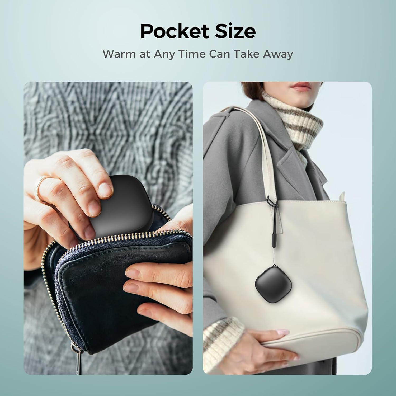 Calentadores de manos recargables Okayice 2 paquetes 4000mAh