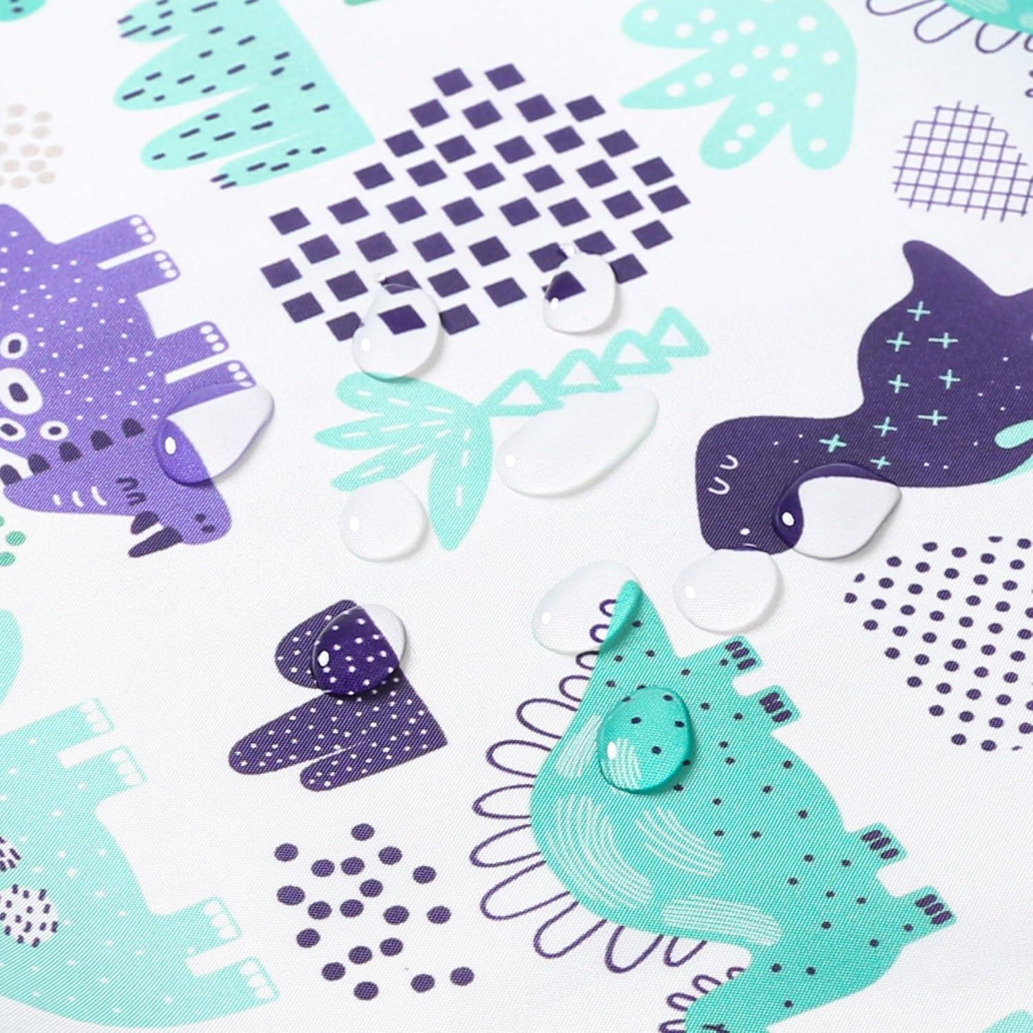 Baberos impermeables con mangas YeeLauf, paquete de 5 para bebés