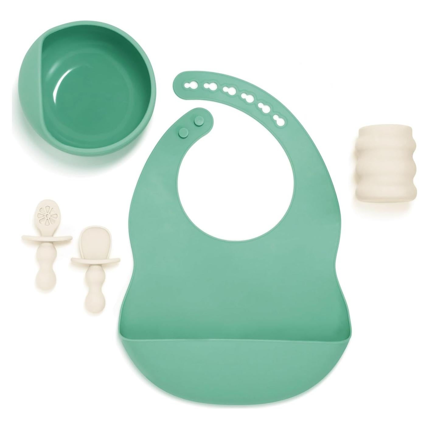 Kit de Alimentación Autonómica Infantino 5 Piezas Silicona BPA Libre