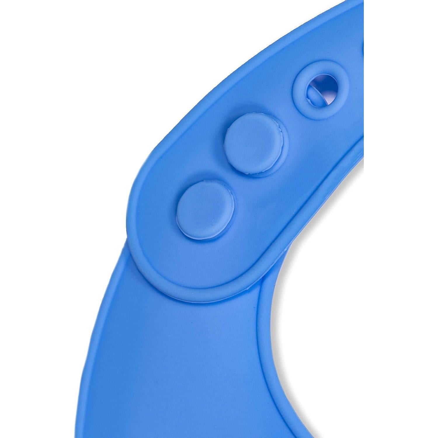 Babero Balde Modern-Twist 100% Silicona Azul Marino Ajustable