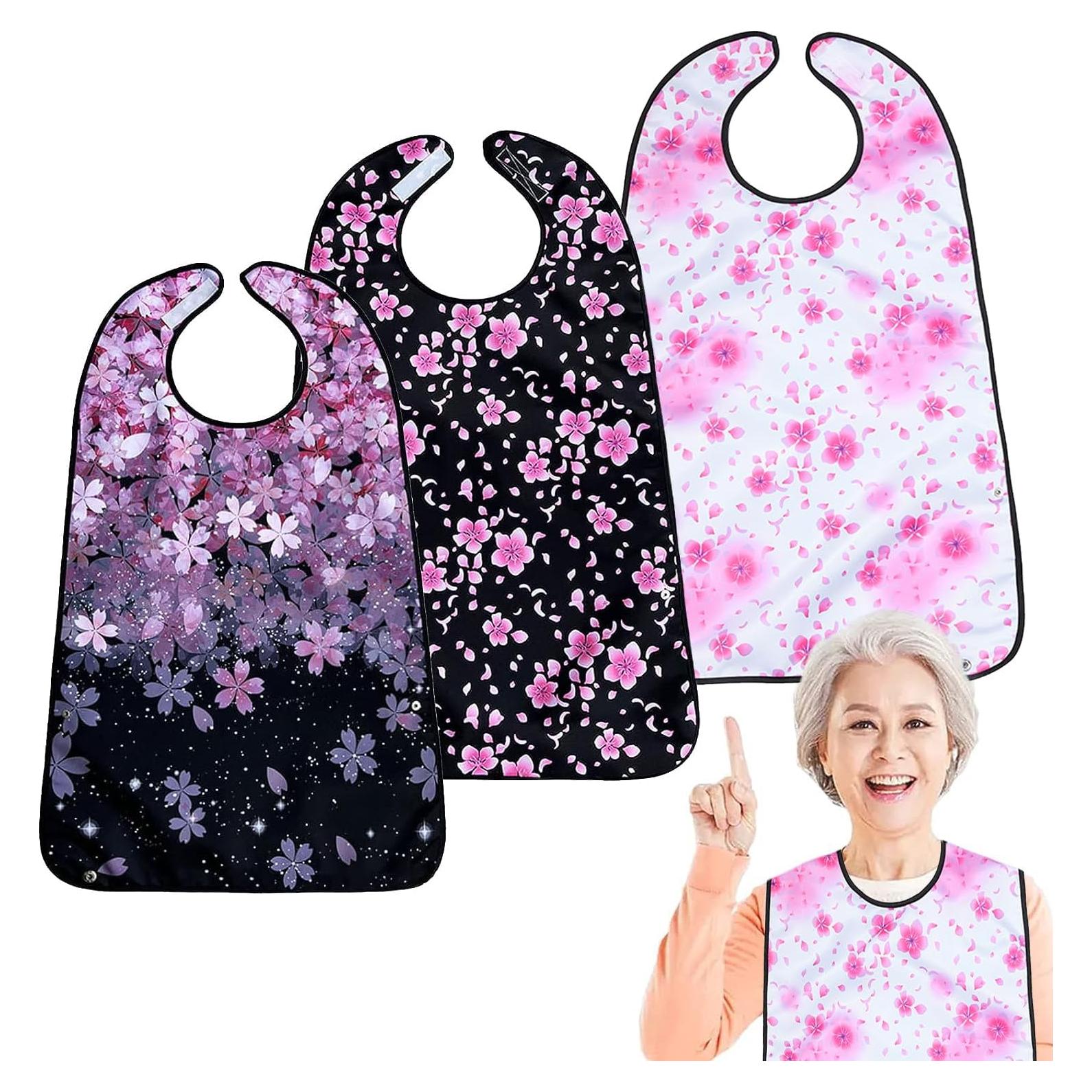 Bibs para Adultos VOPHIA Lavables Impermeables 75x50cm