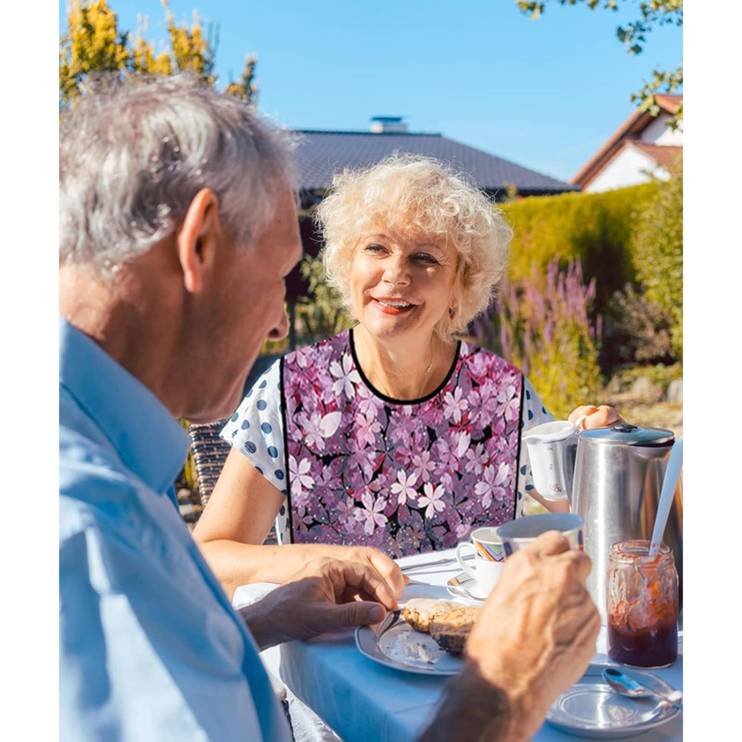 Bibs para Adultos VOPHIA Lavables Impermeables 75x50cm