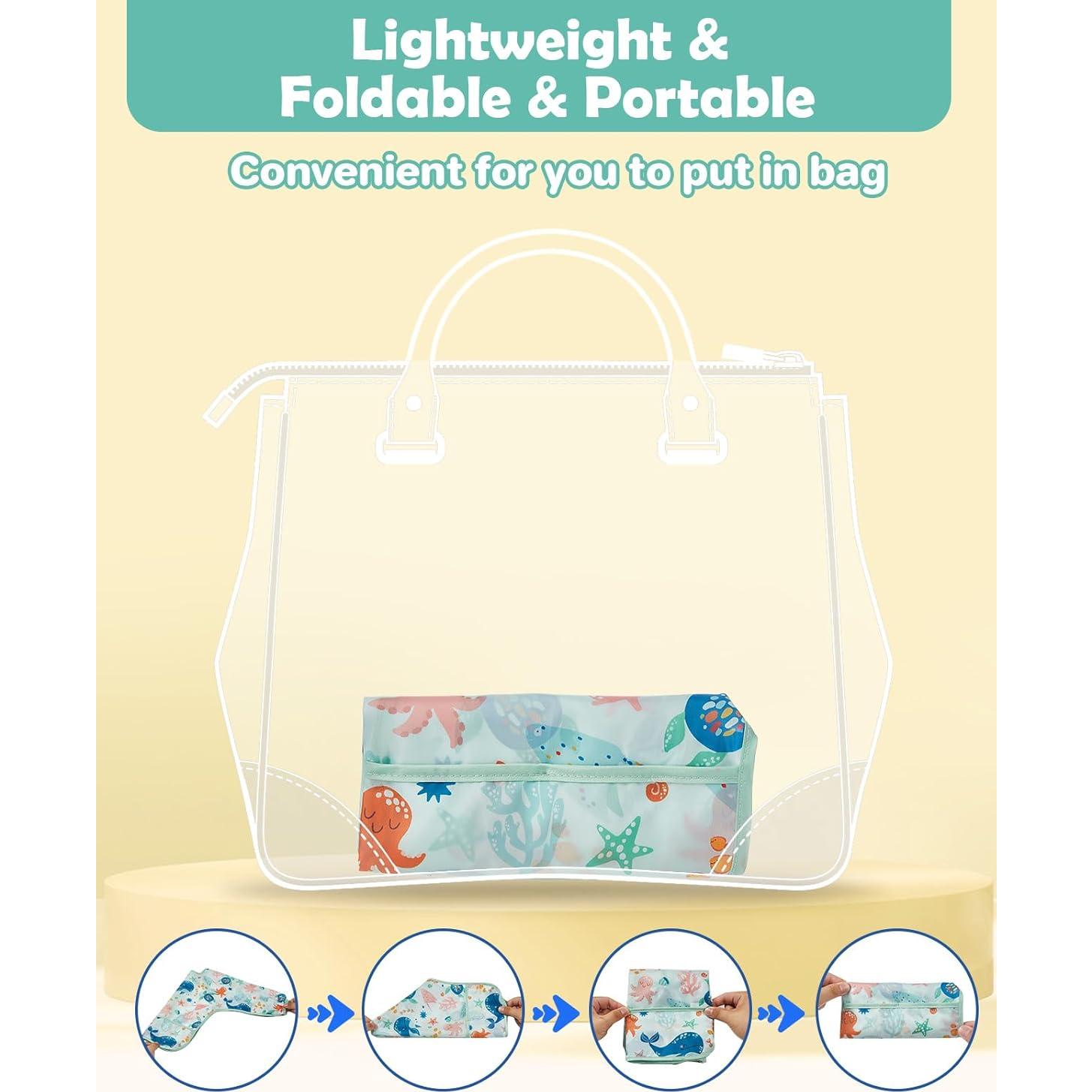 Baberos de Manga Larga Lictin - Paquete de 5 Impermeables