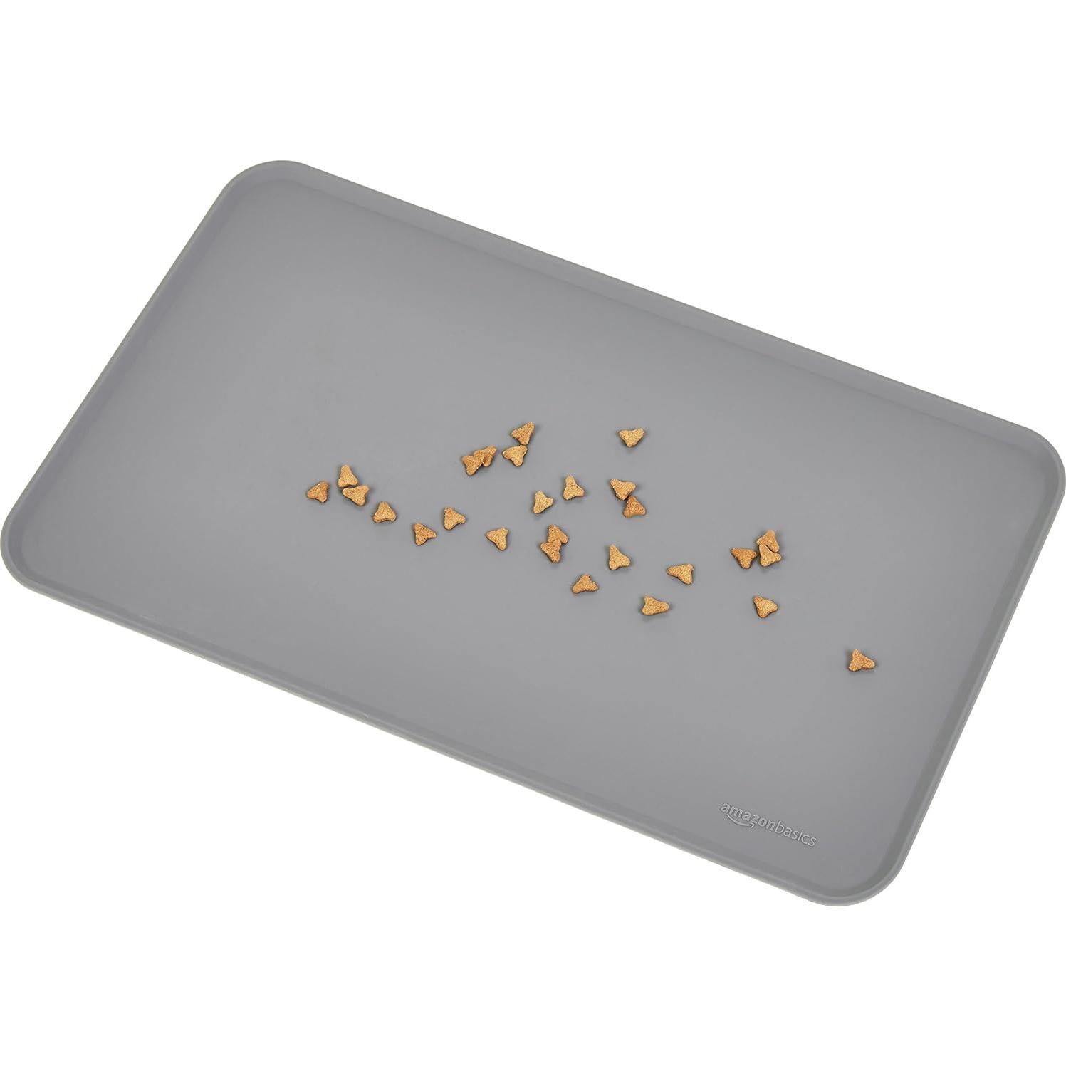Alfombrilla de Silicona Antideslizante Amazon Basics 47x29cm Gris