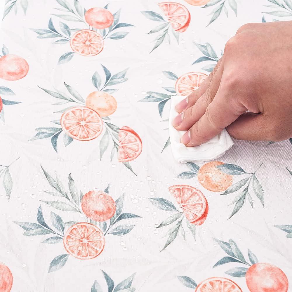 Splat Mat HappyFlute Impermeable 109x109 cm Naranja Naval