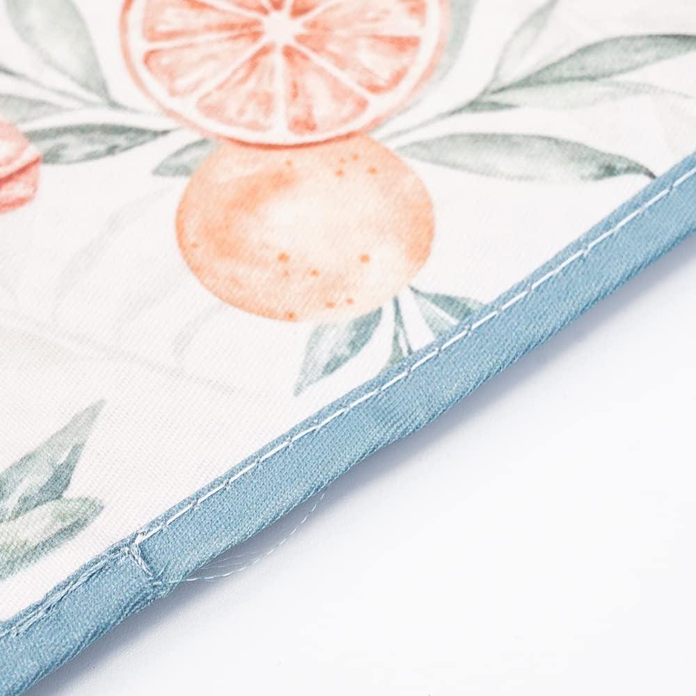 Splat Mat HappyFlute Impermeable 109x109 cm Naranja Naval