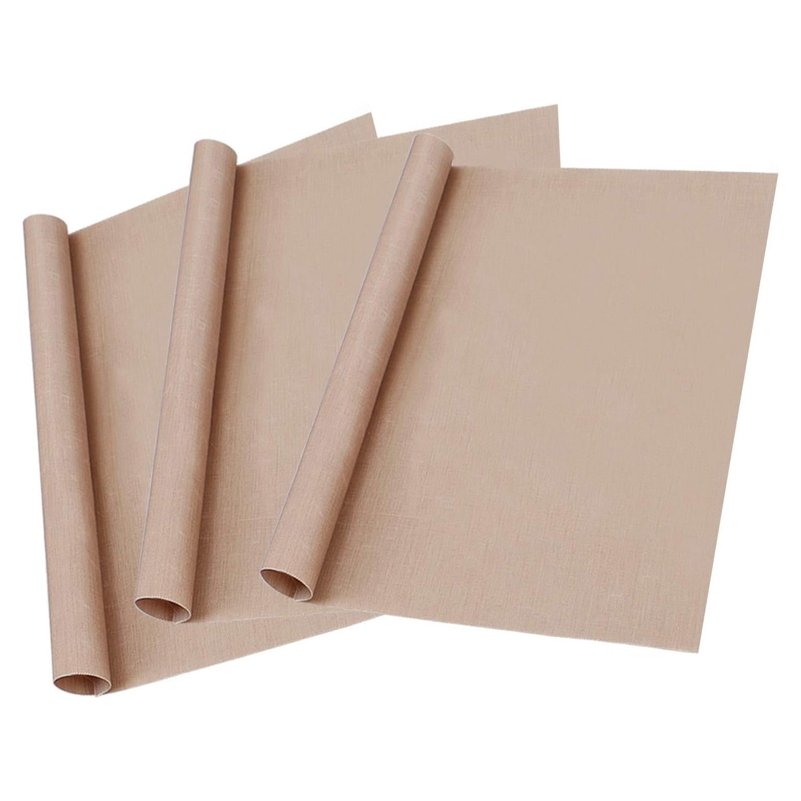 Paquete de 3 Hojas de Teflón Ubrand 30.48x40.64 cm Resistentes al Calor
