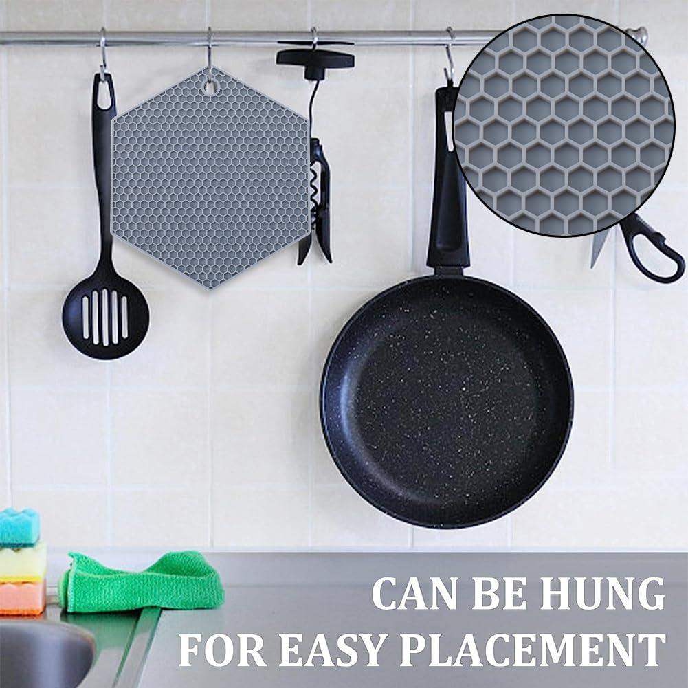 Almohadillas de Silicona GORGECRAFT Redondas y Hexagonales 2 Pcs