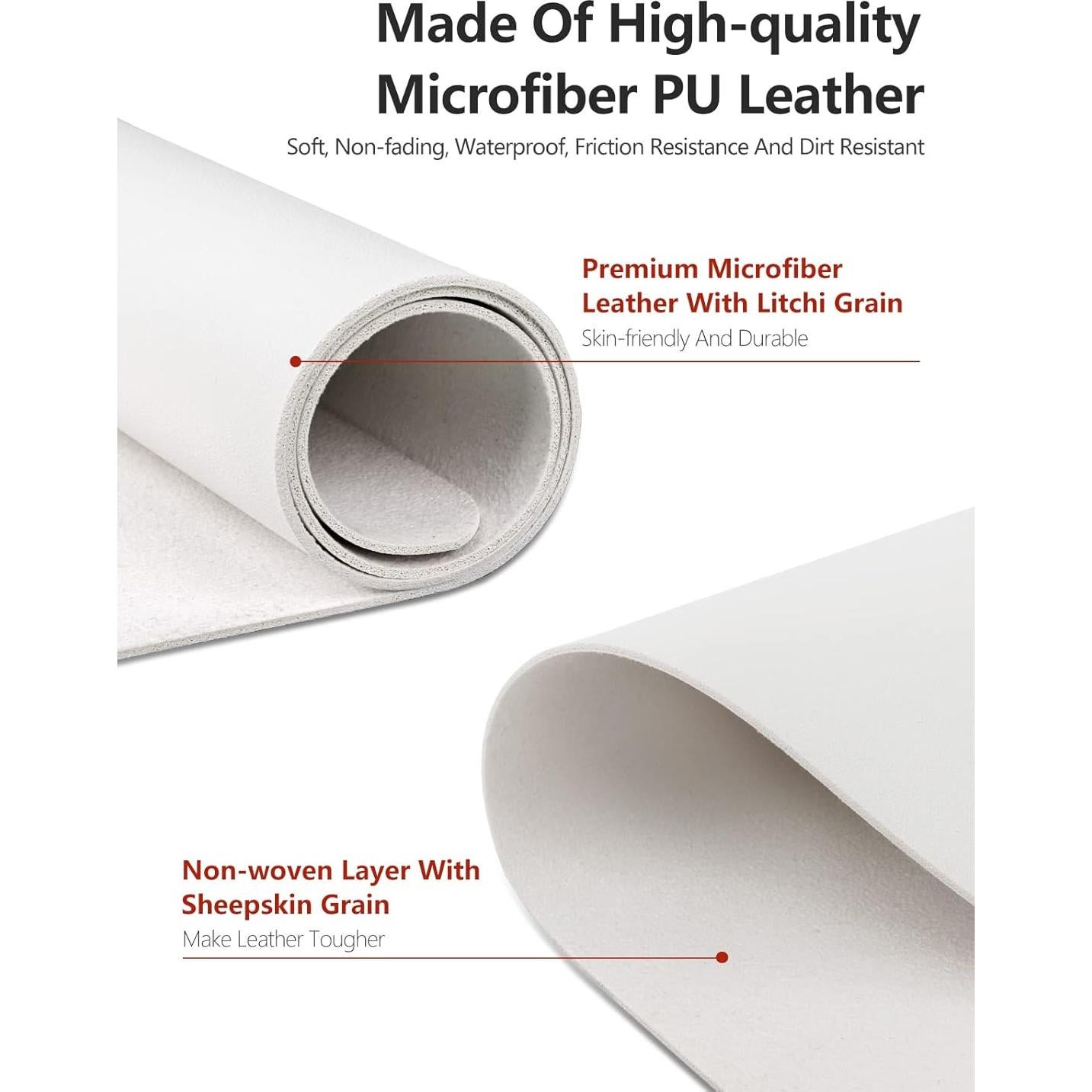 (MAT ONLY) Nail Art Table Mat, Nail Arm Rest Pad for Acrylic Nails, Soft Microfiber PU Leather Nail Mat for Table, Foldable Nail Hand Rest Pillow Manicure Pad, Acrylic Nail Desk Mat for Nail Cushion