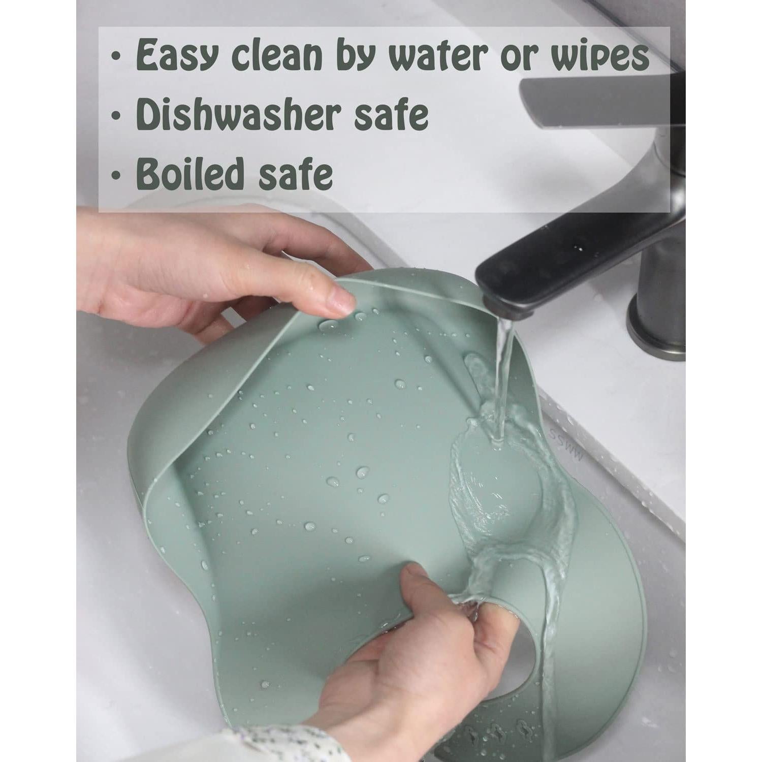 Set de Comida para Bebés Ginbear - Tazón, Babero y Cuchara