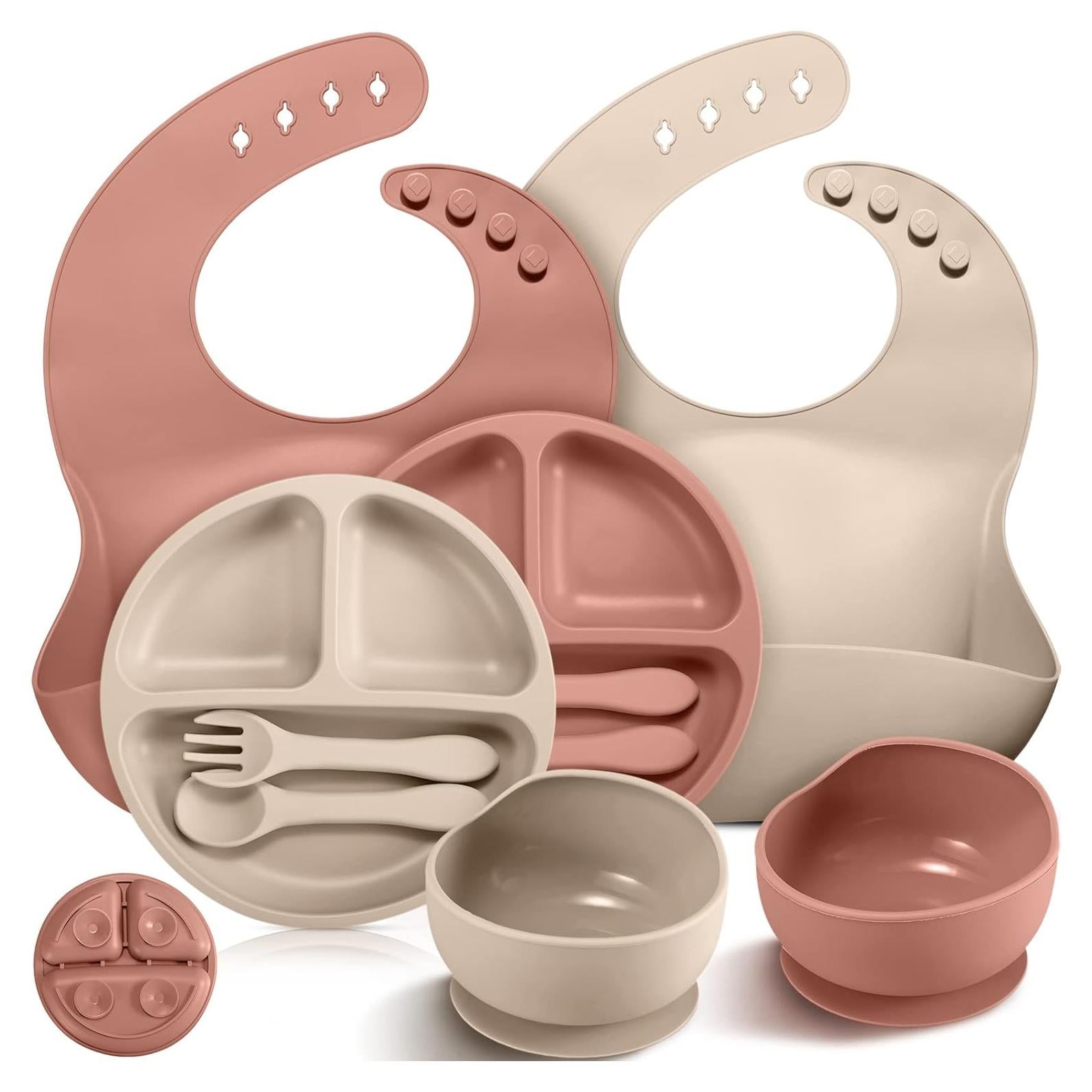 Set de Alimentación para Bebés Potchen - 10 Piezas Silicona