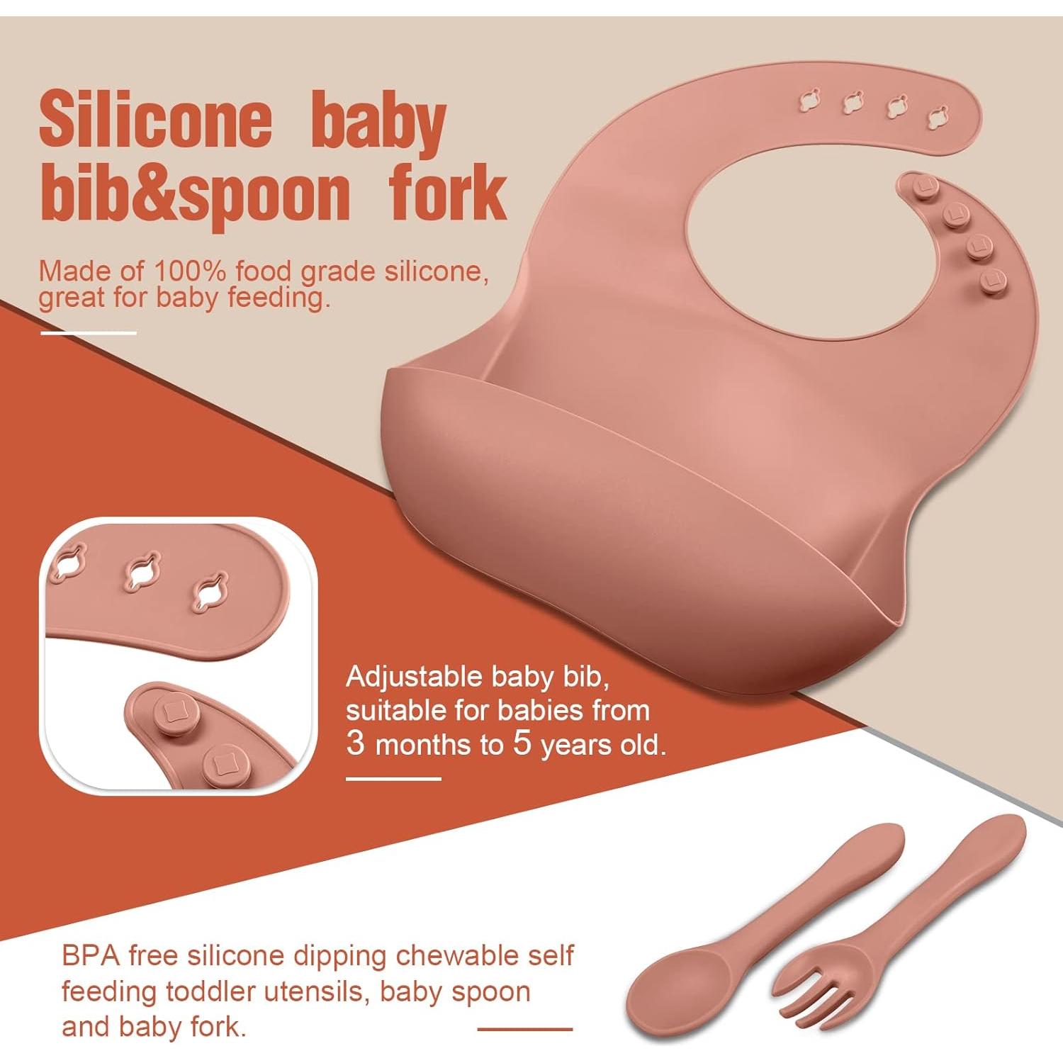 Set de Alimentación para Bebés Potchen - 10 Piezas Silicona