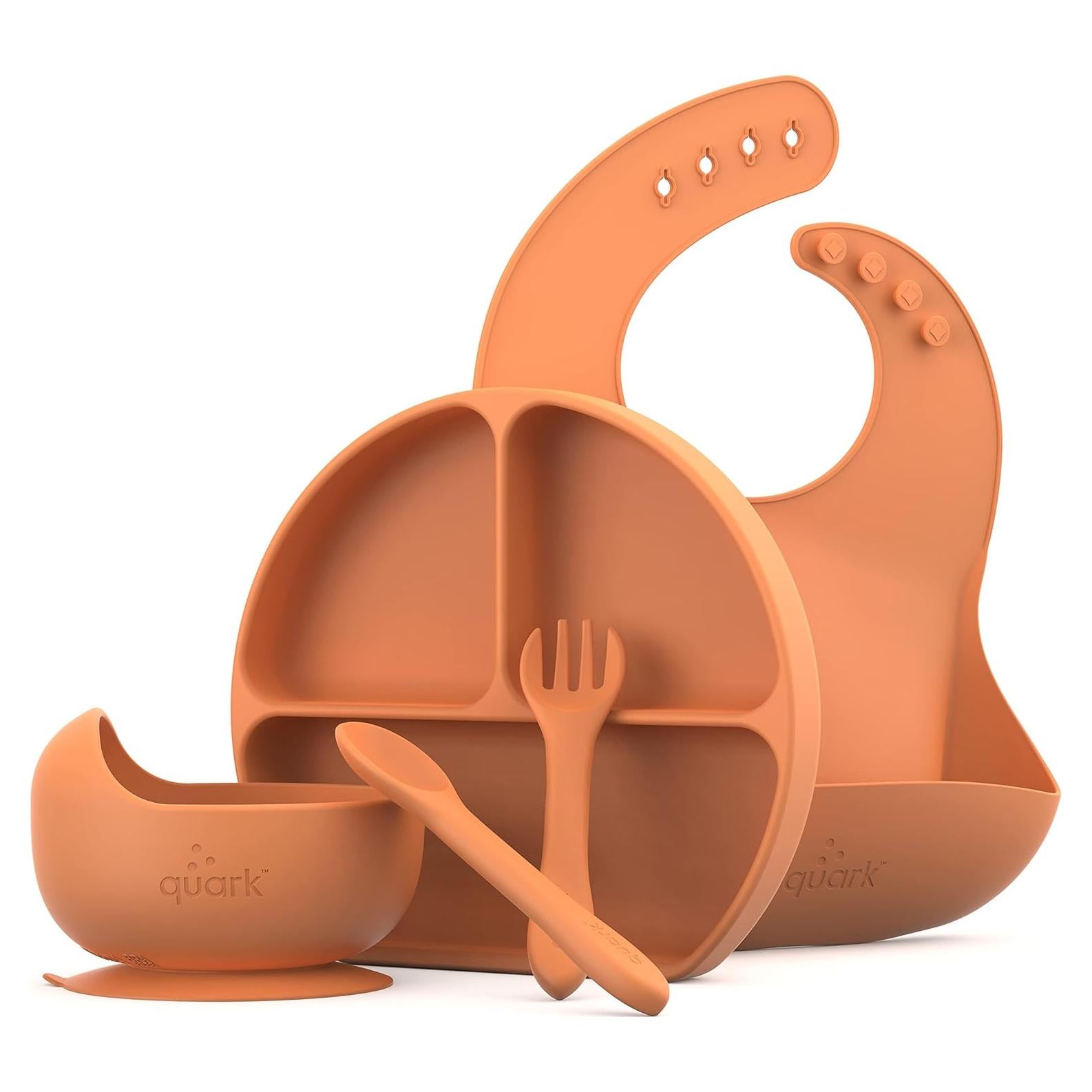 Set de Alimentación de Silicona Quark Feedi 5 Piezas Bebés