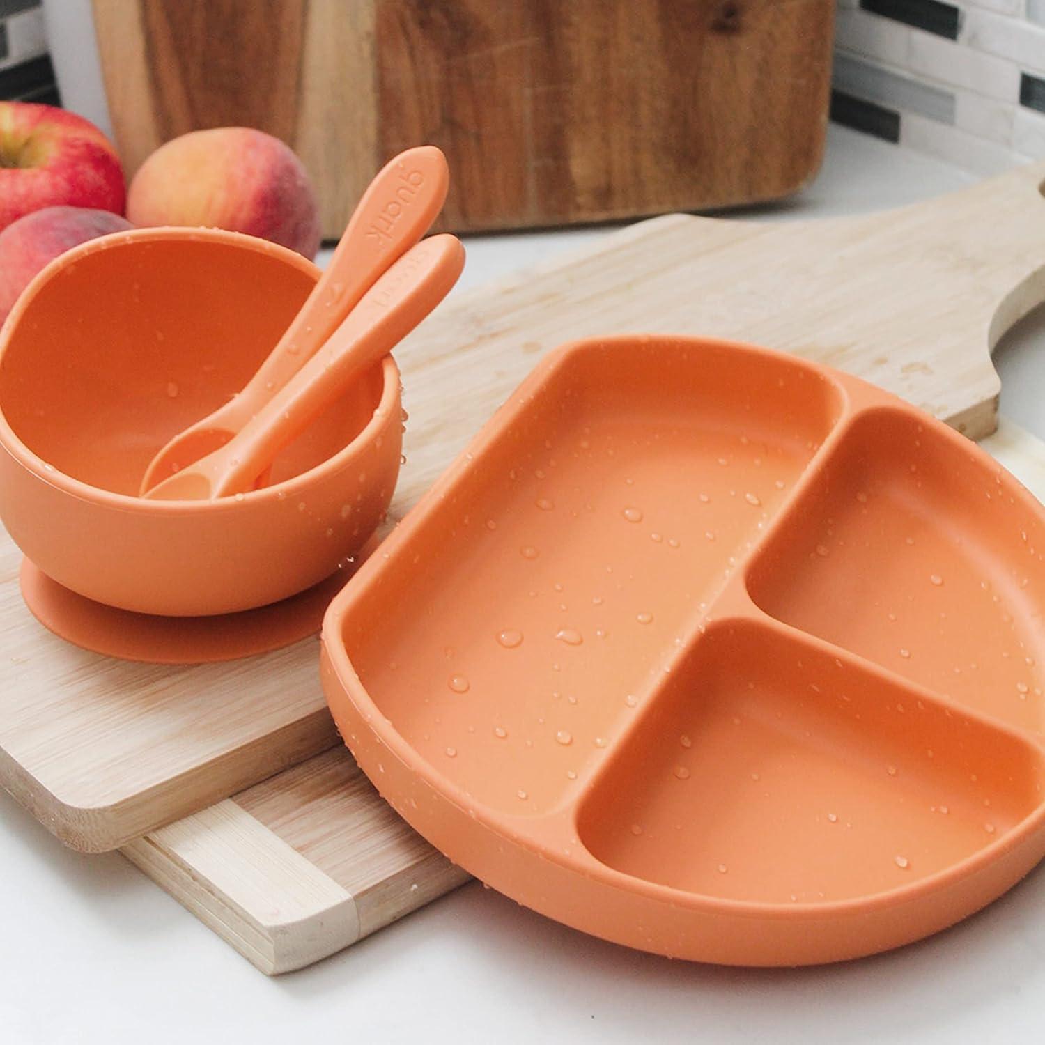 Set de Alimentación de Silicona Quark Feedi 5 Piezas Bebés