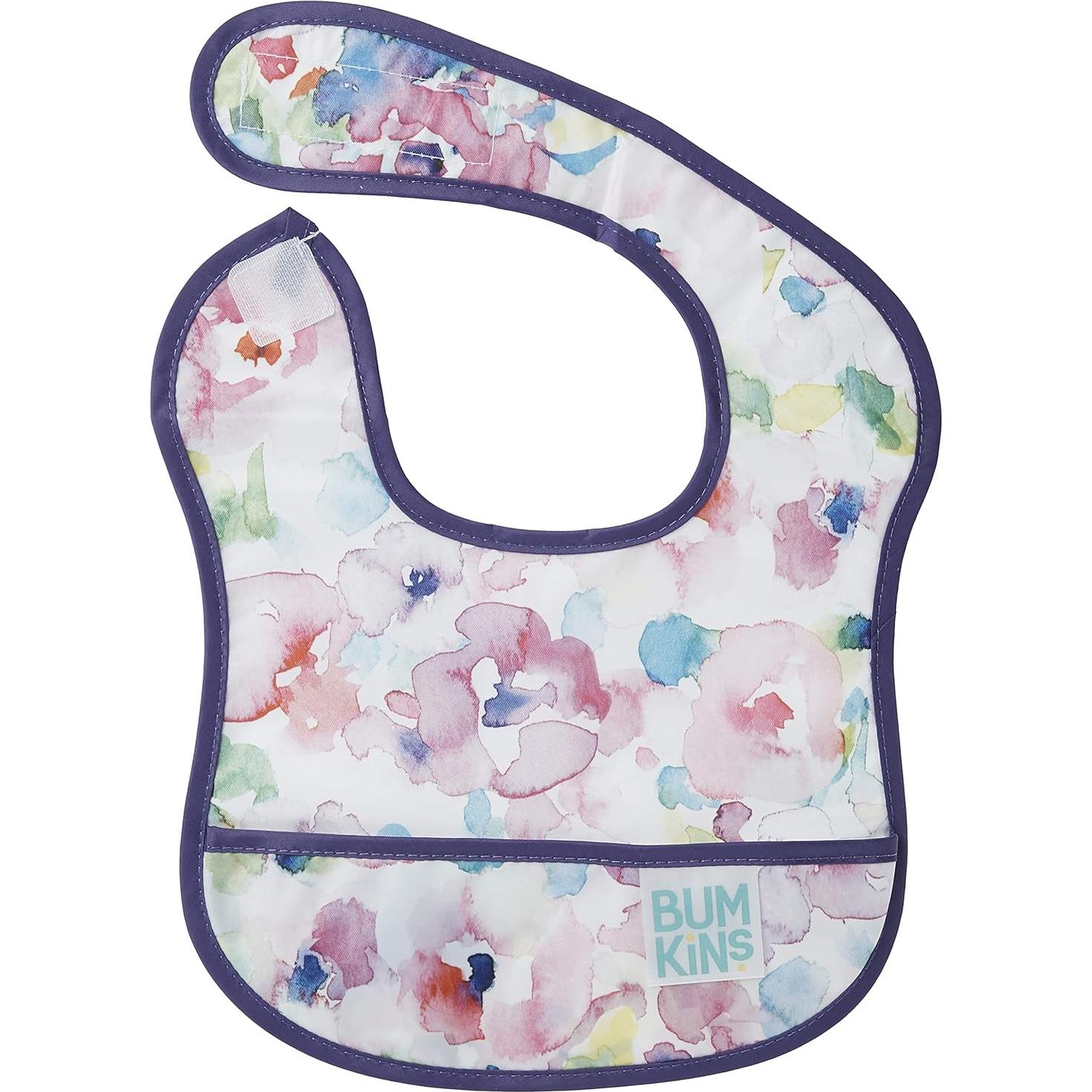 Baberos Infantiles Bumkins 2-pk Acuarelas 3-9 meses