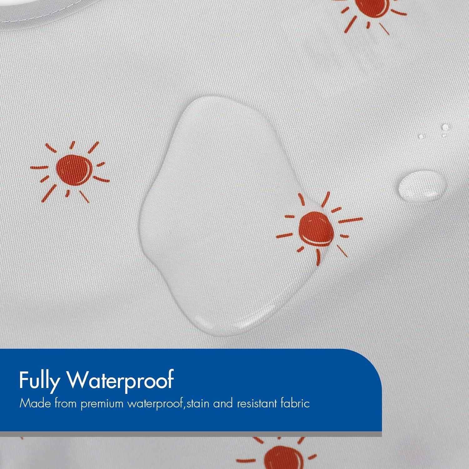 Baberos Impermeables Soarwg Kids, Paquete de 5 para Bebés