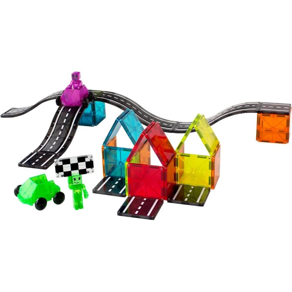 Set de Construcción Magnética MAGNA-TILES Downhill Duo 40 Piezas