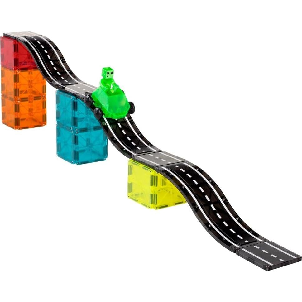 Set de Construcción Magnética MAGNA-TILES Downhill Duo 40 Piezas