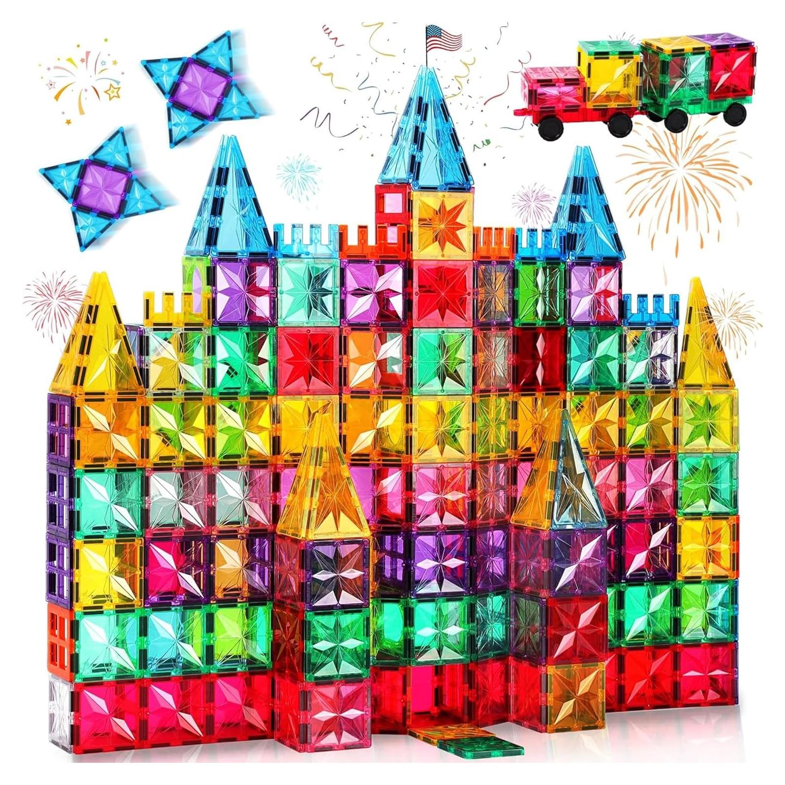 Azulejos Magnéticos Palano 100PCS Juguetes STEM para Niños