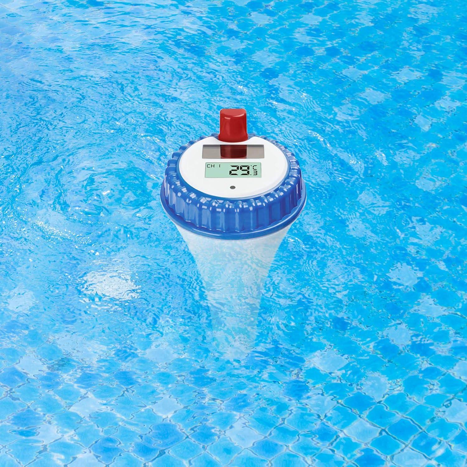 Termómetro Inalámbrico AMTAST WT0224 para Piscina Solar 100m