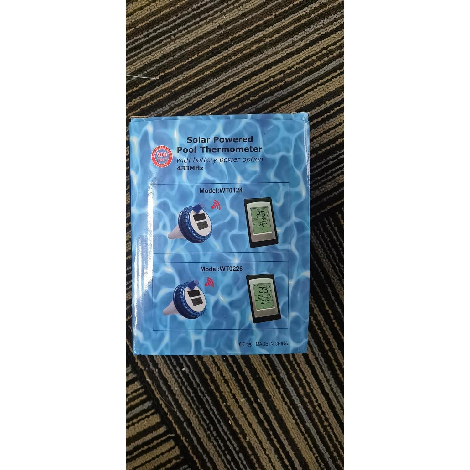 Termómetro Inalámbrico AMTAST WT0224 para Piscina Solar 100m