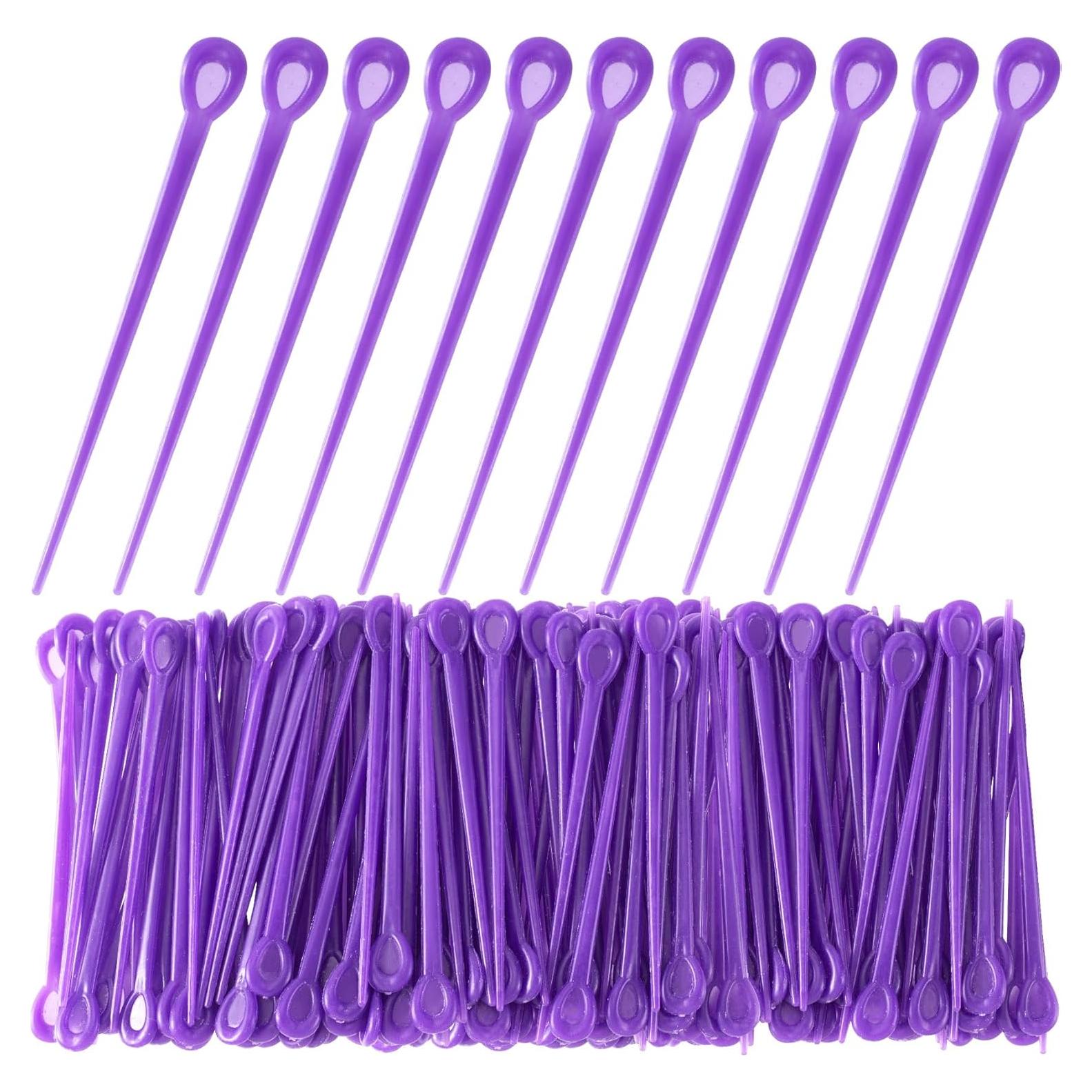 100 Piezas Cepillos Rodillos de Cabello Pndeyo - Color Púrpura