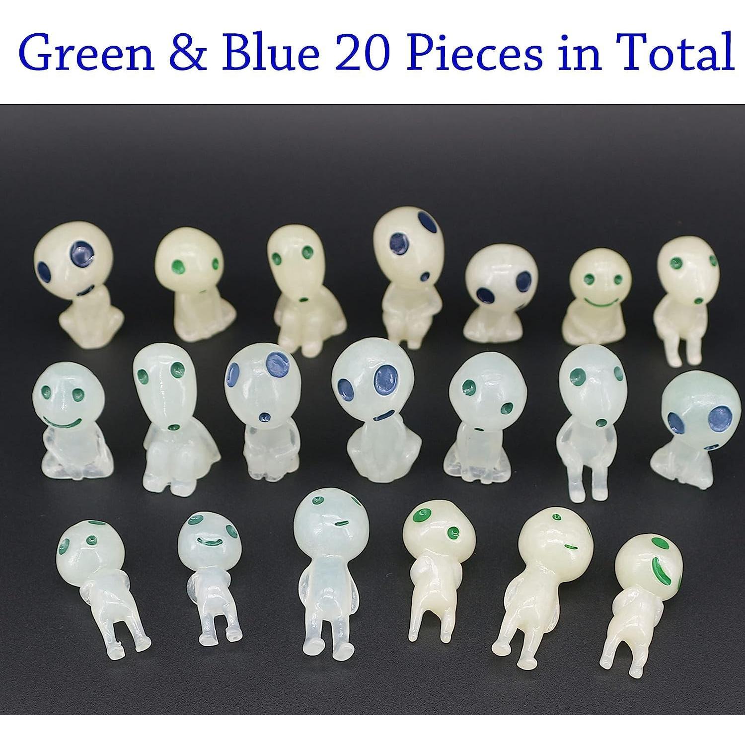 Accesorios de Jardín de Hadas Qingo - Elfos Brillantes en Resina