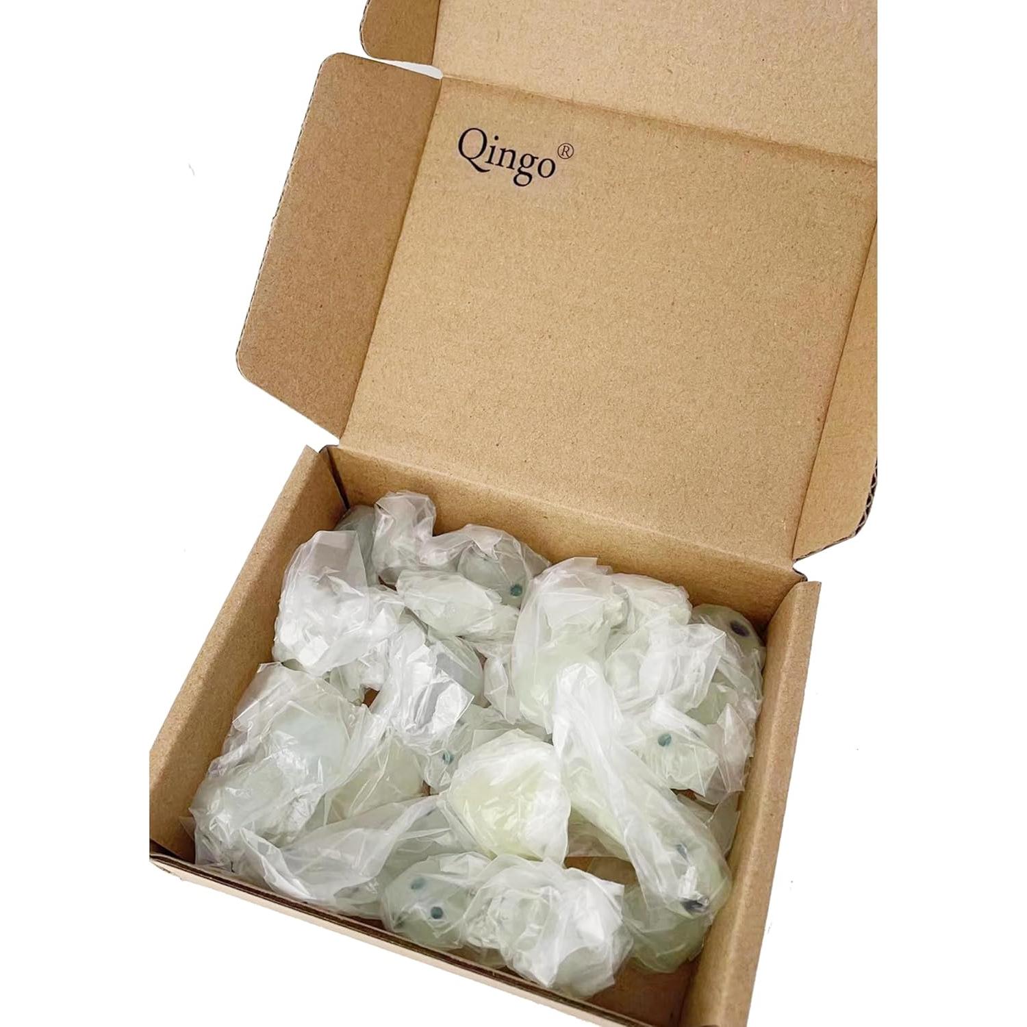 Accesorios de Jardín de Hadas Qingo - Elfos Brillantes en Resina