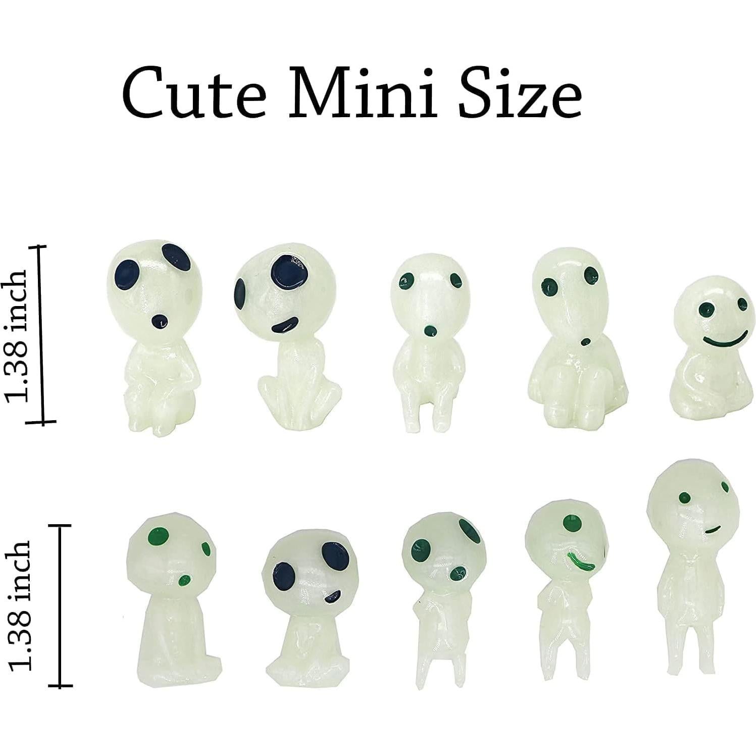 Accesorios de Jardín de Hadas Qingo - Elfos Brillantes en Resina