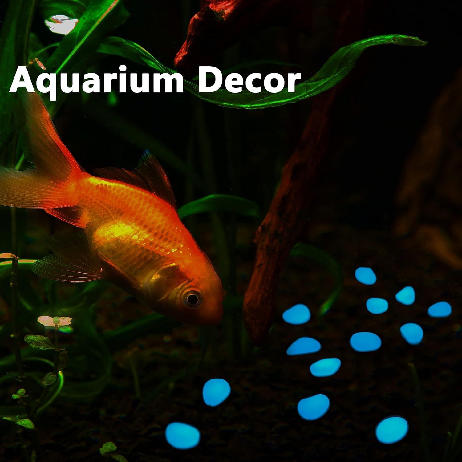 Piedras Brillantes Luminosa Dynarally 100pcs Azul 2-3cm