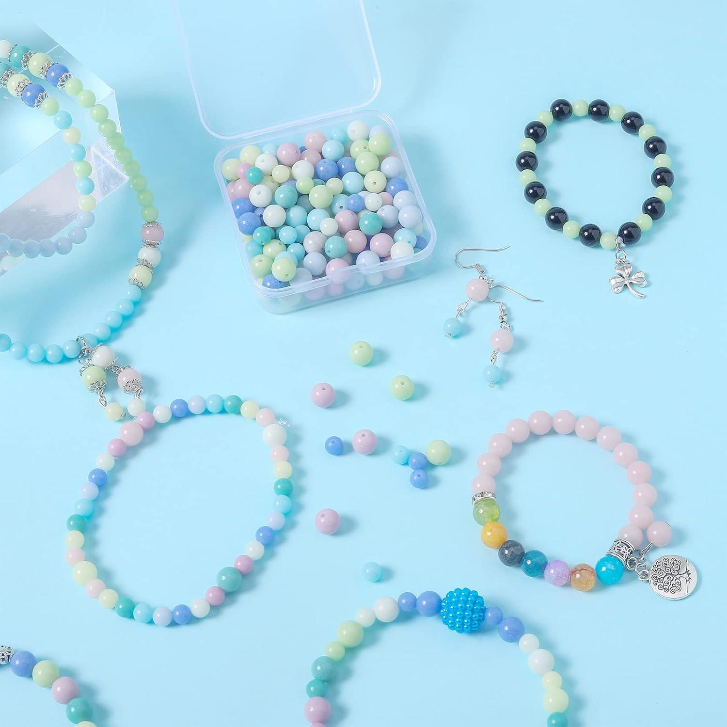 Fishdown 180 Piedras Brillantes para Joyería 6mm 8mm Luminosa