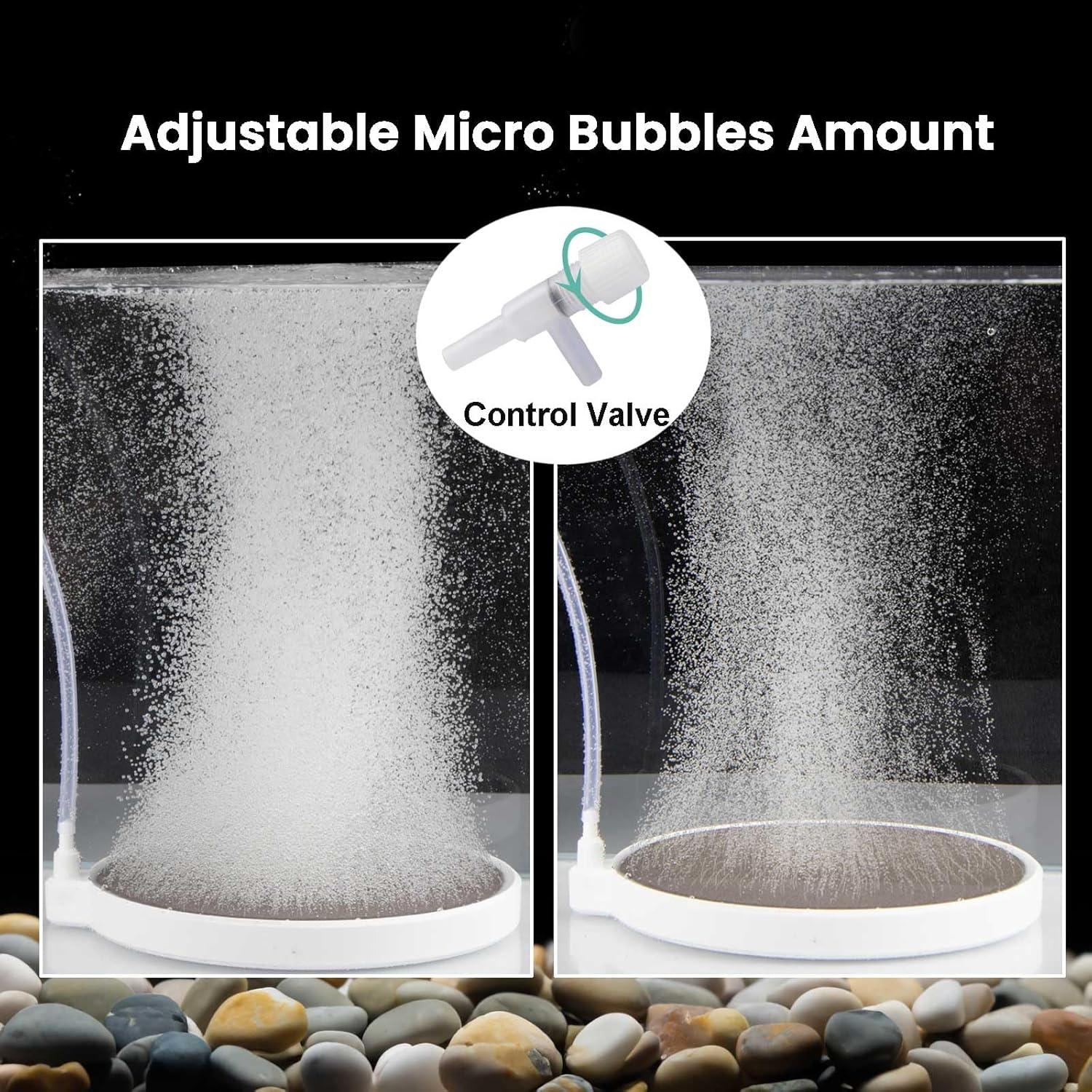 Difusor de Aire para Acuario Blotfish 8 cm, Silencioso, 20-70 Gal