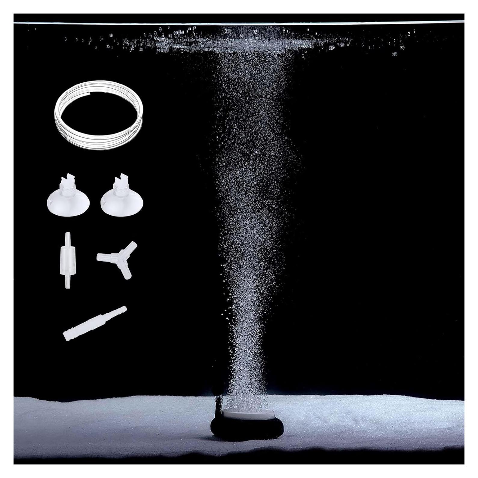 Disco de Aire Nano Carefree Fish 35 mm para Acuario con Tubo 0.91 m