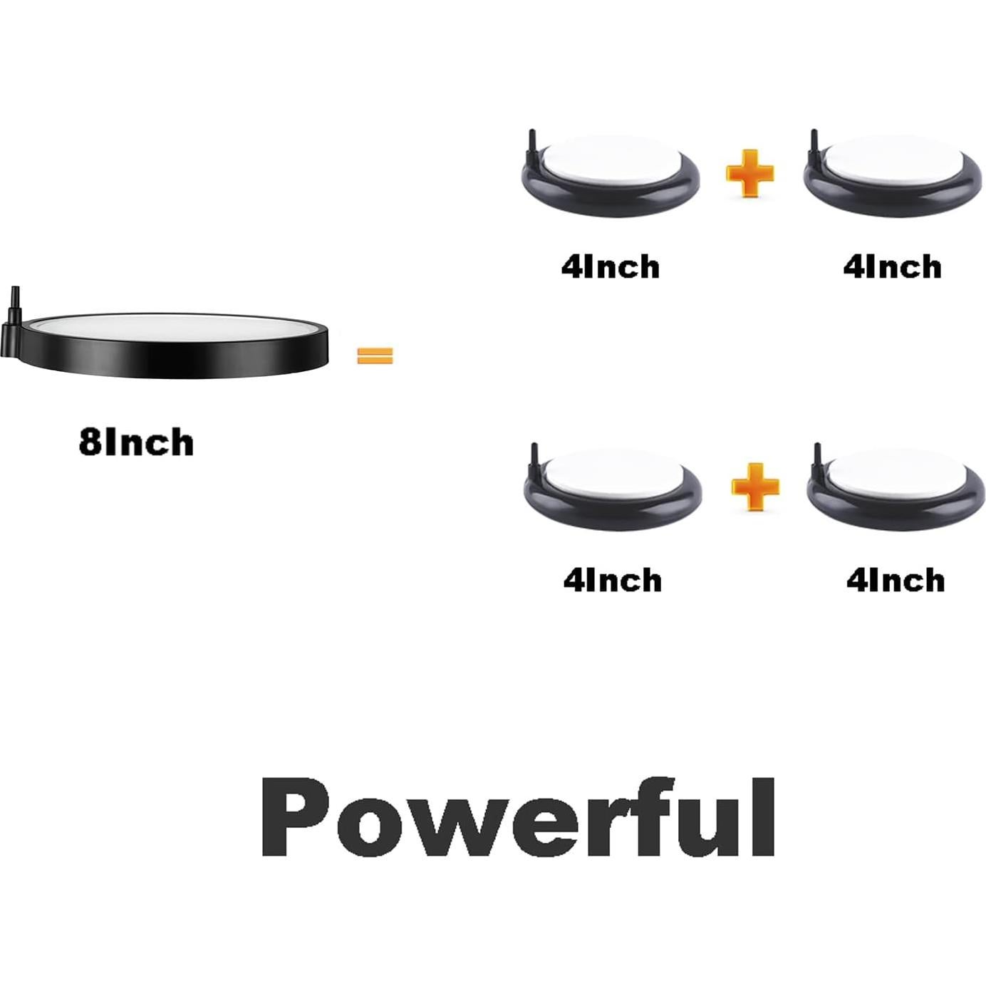 Disco de aire nano para acuario Carefree Fish 20.32 cm