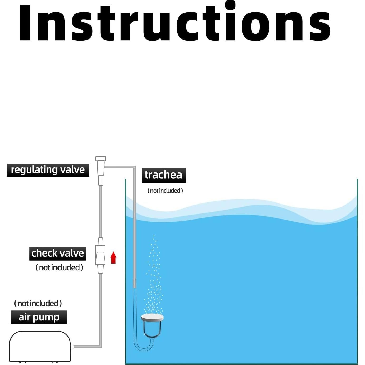 Difusor de Burbujas para Acuario Boxtech - Alto Oxígeno Disuelto