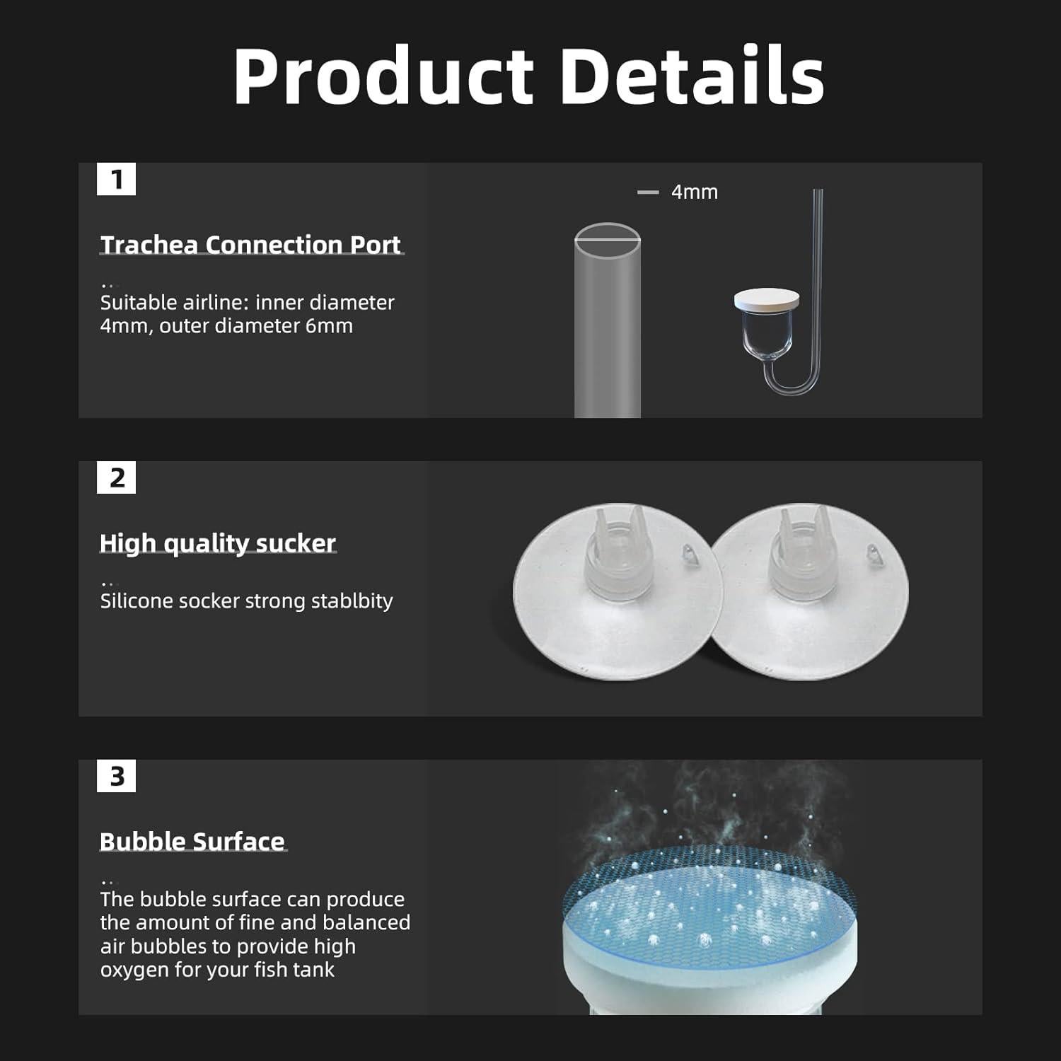 Difusor de Burbujas para Acuario Boxtech - Alto Oxígeno Disuelto