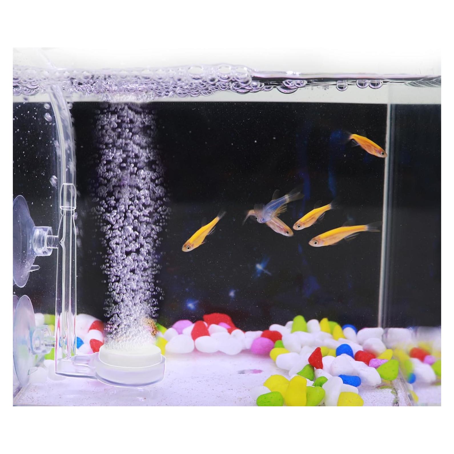 Piedra de Aire para Acuario EKMOIS 2.5 cm con Válvula de Control